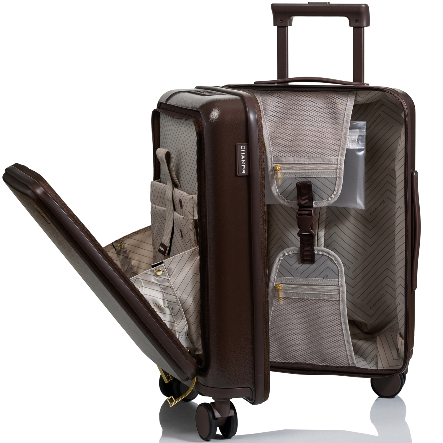 CHAMPS Onyx Carry-on-Brown
