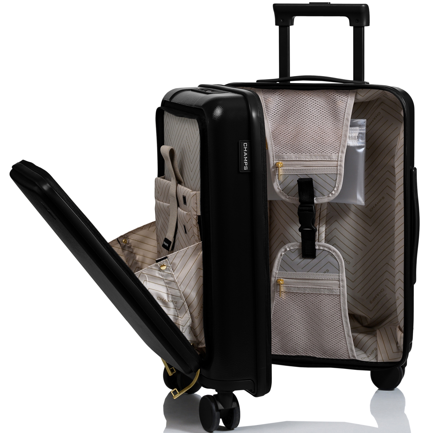 CHAMPS Onyx Carry-on-Black