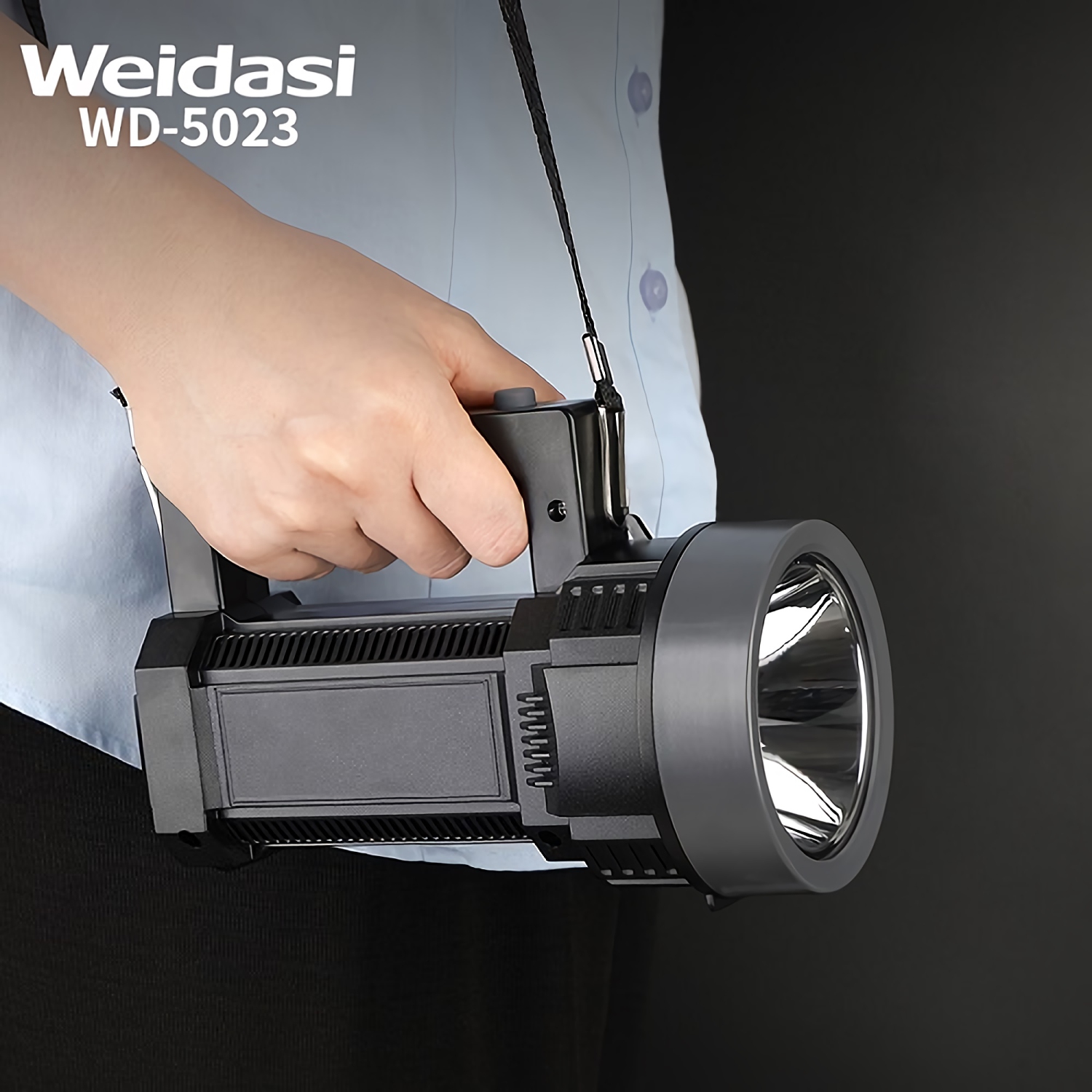 LED Flashlight, Super Bright LED Spotlight Flashlight with 3 Modes for Outdoor, Camping