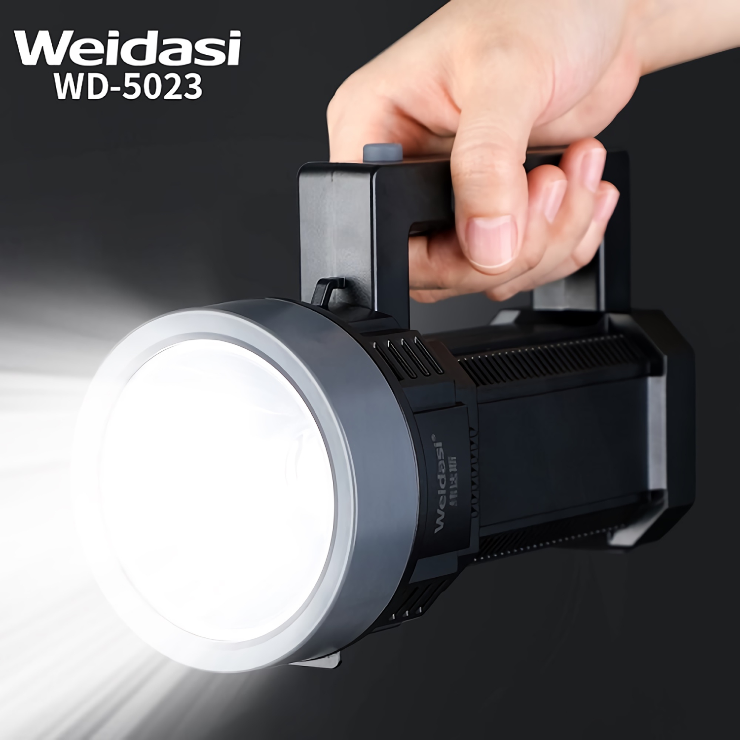 LED Flashlight, Super Bright LED Spotlight Flashlight with 3 Modes for Outdoor, Camping