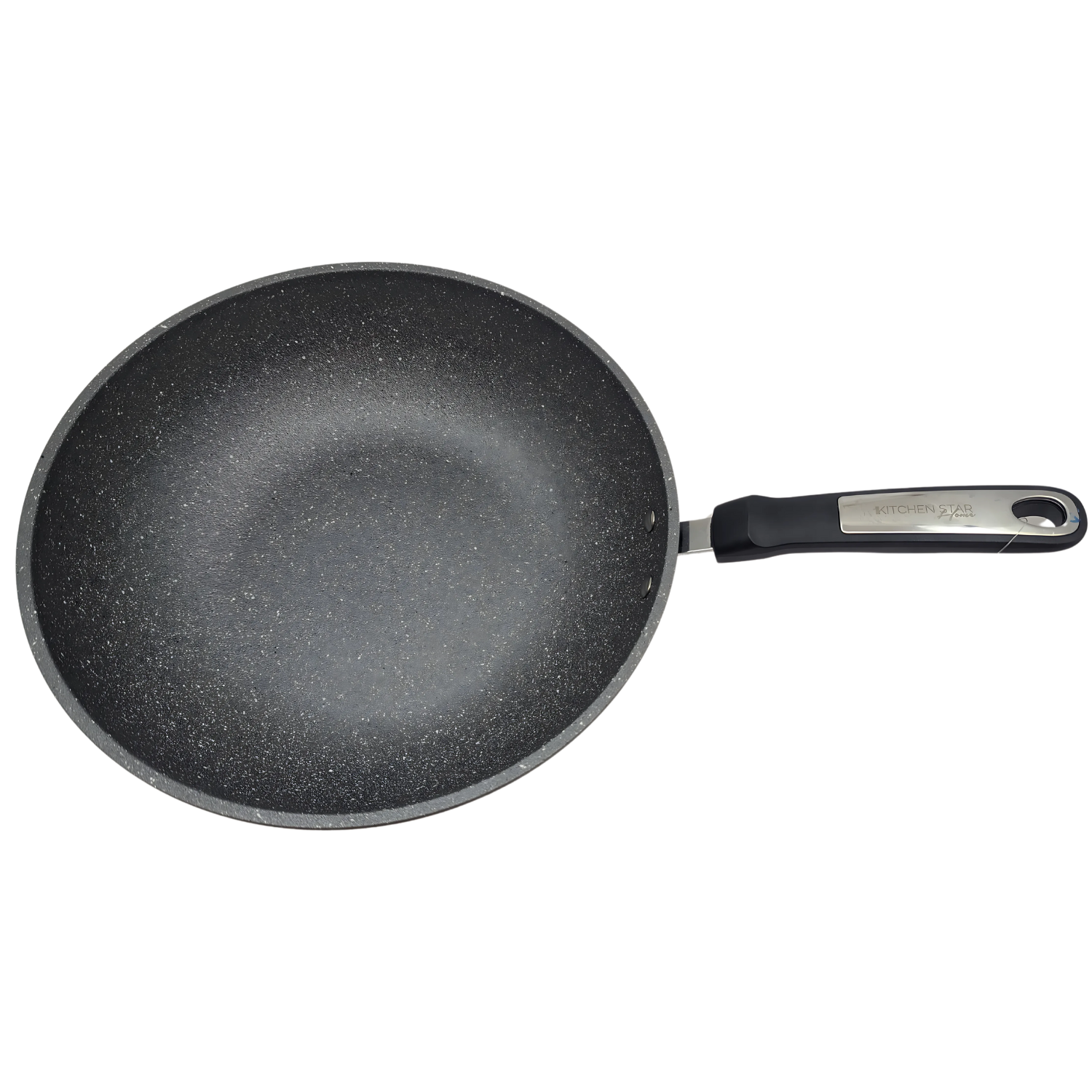 Kitchen Star 32 CM Stonetec Non-Stick Aluminium Wok
