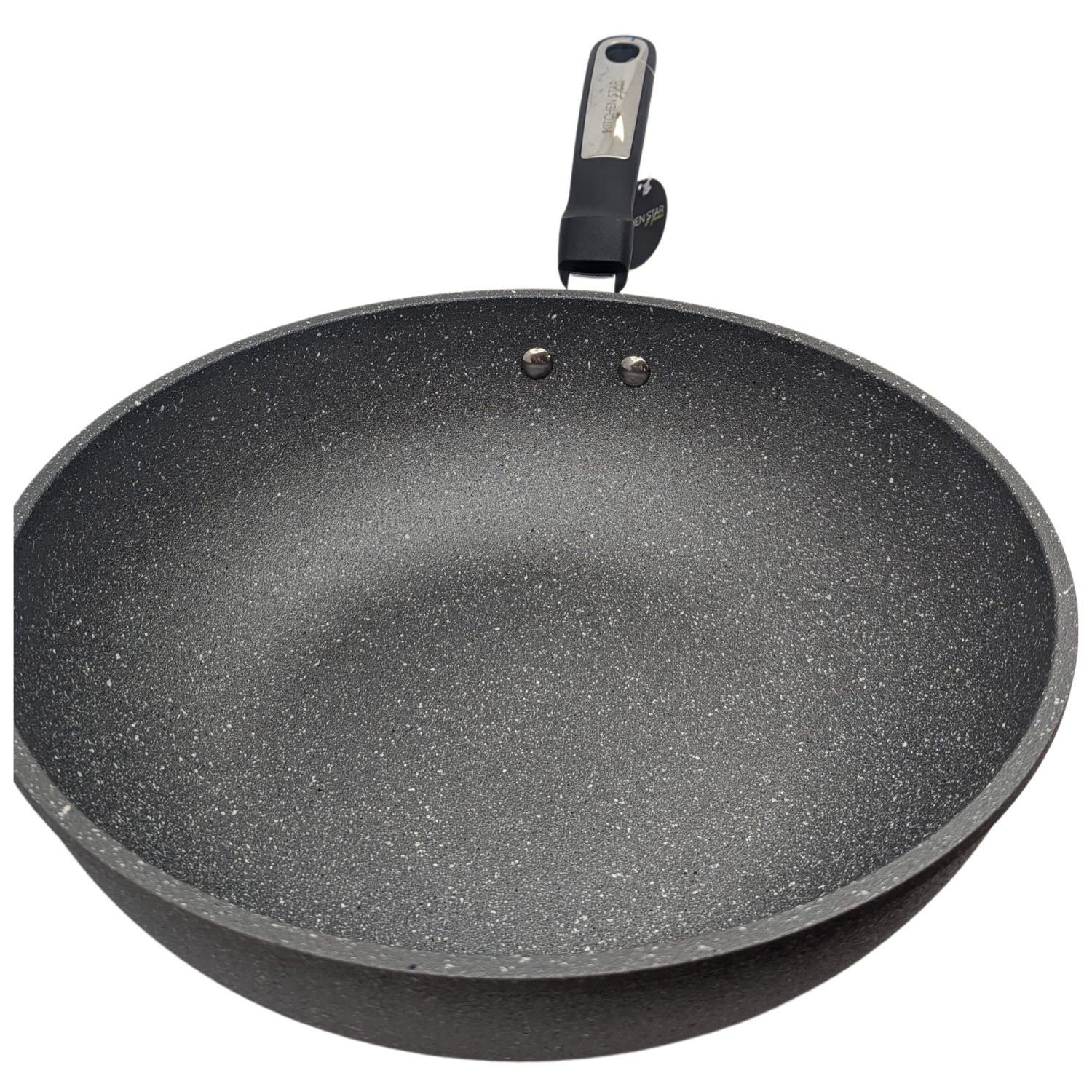 Kitchen Star 32 CM Stonetec Non-Stick Aluminium Wok
