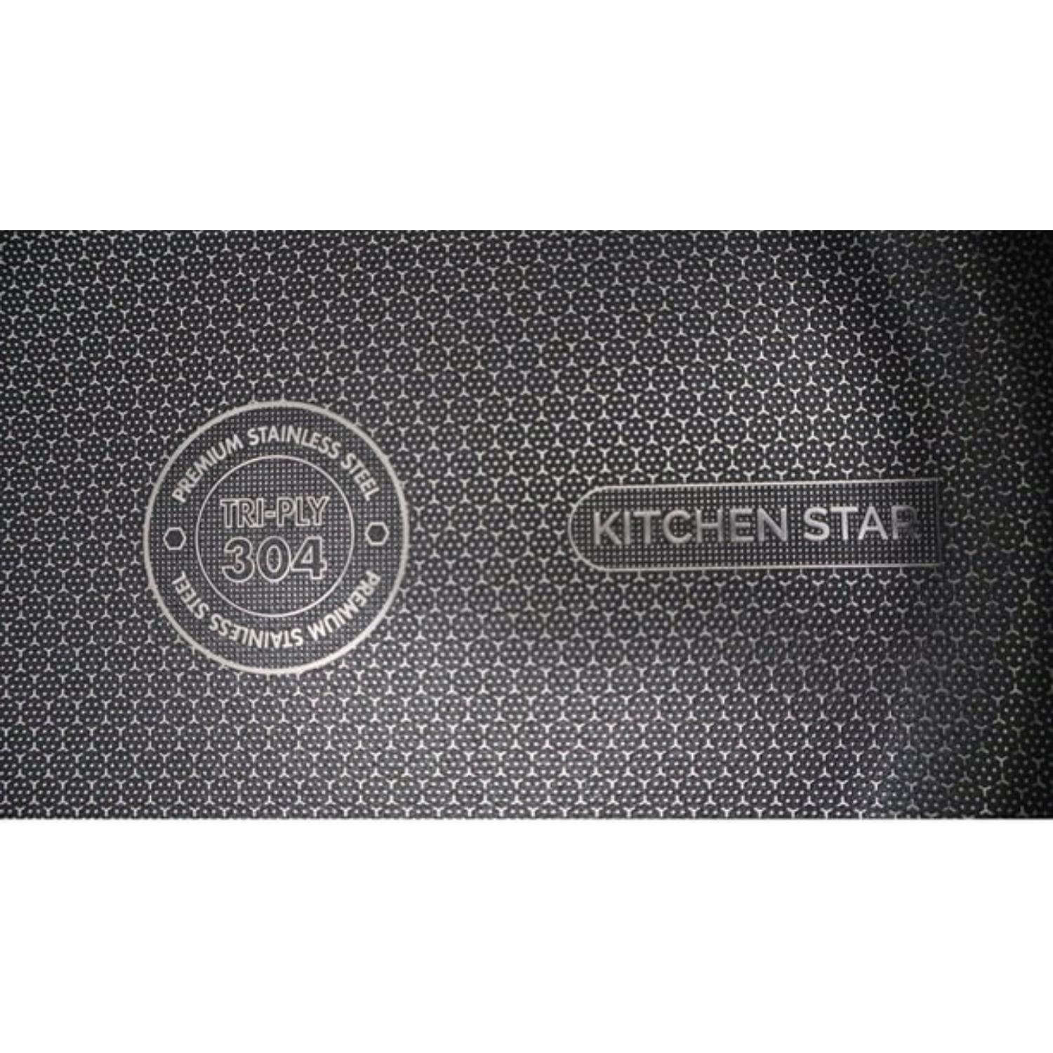 Récipient profond Kitchen Star en acier inoxydable à trois épaisseurs, 5 pintes