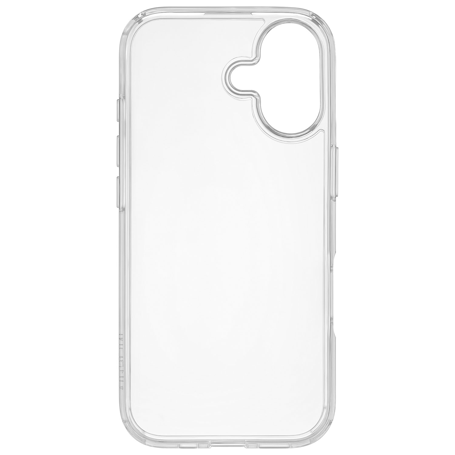 Insignia Fitted Hard Shell Case for iPhone 17 - Clear - Only at Best Buy