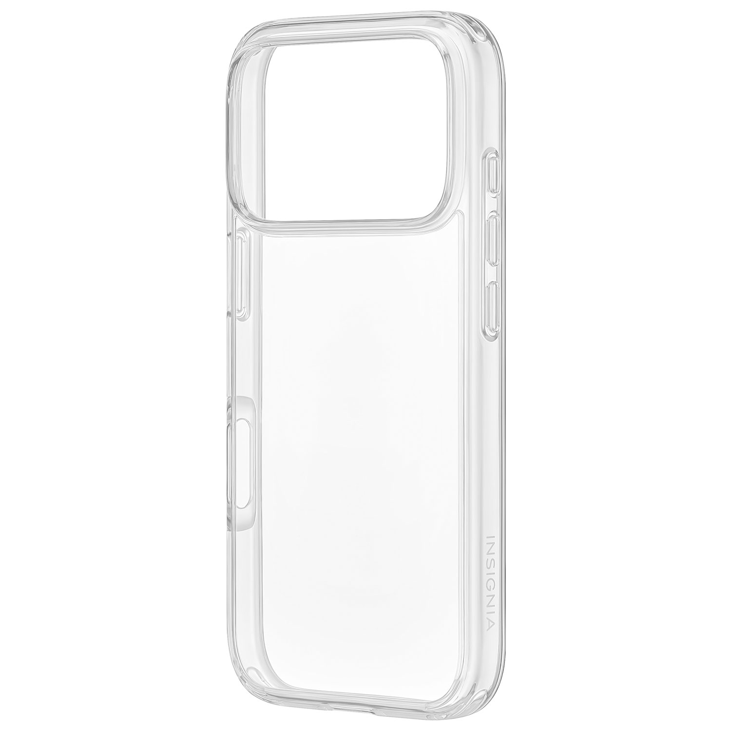 Étui rigide ajusté d'Insignia pour iPhone 17 Pro - Transparent - Exclusivité de Best Buy