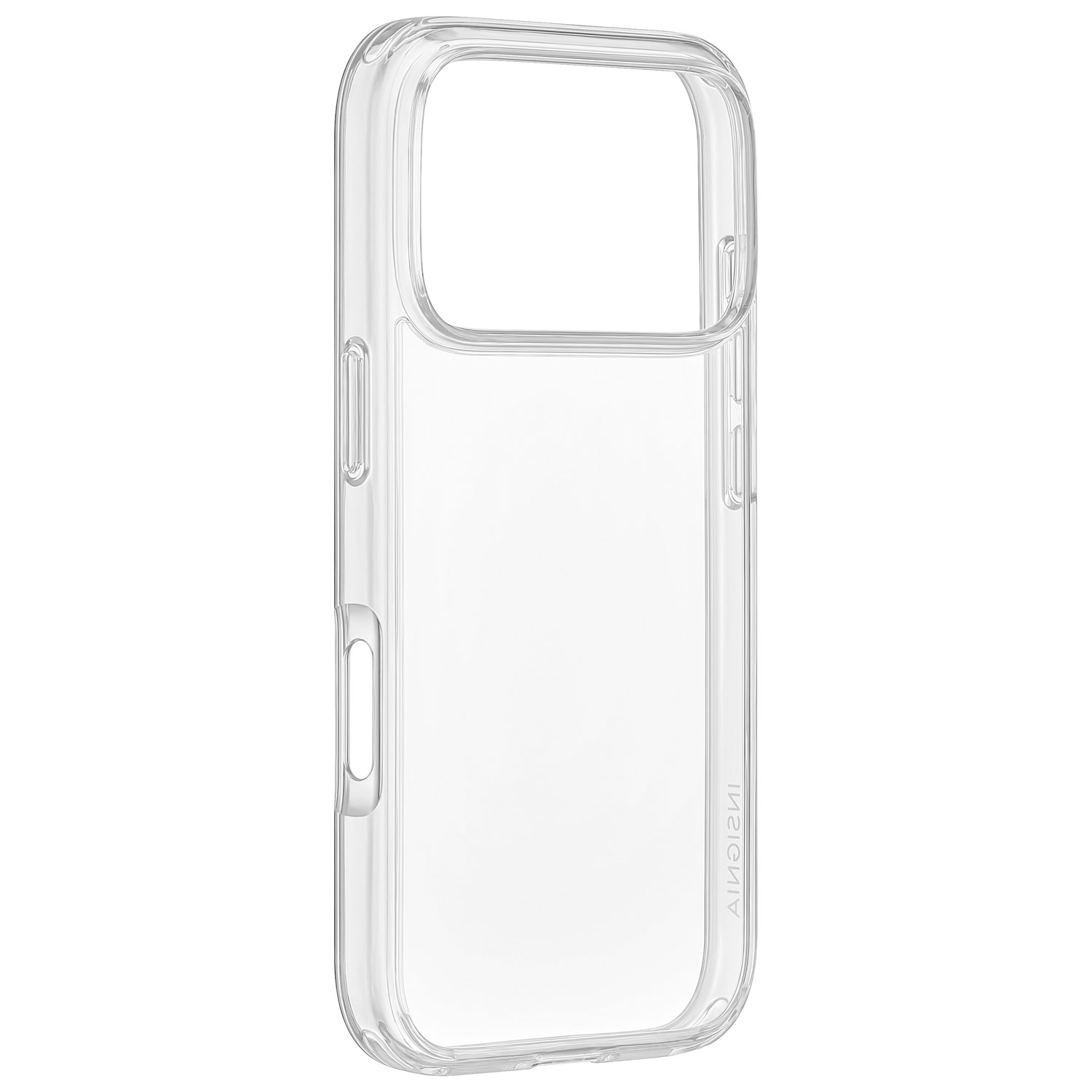 Étui rigide ajusté d'Insignia pour iPhone 17 Pro - Transparent - Exclusivité de Best Buy