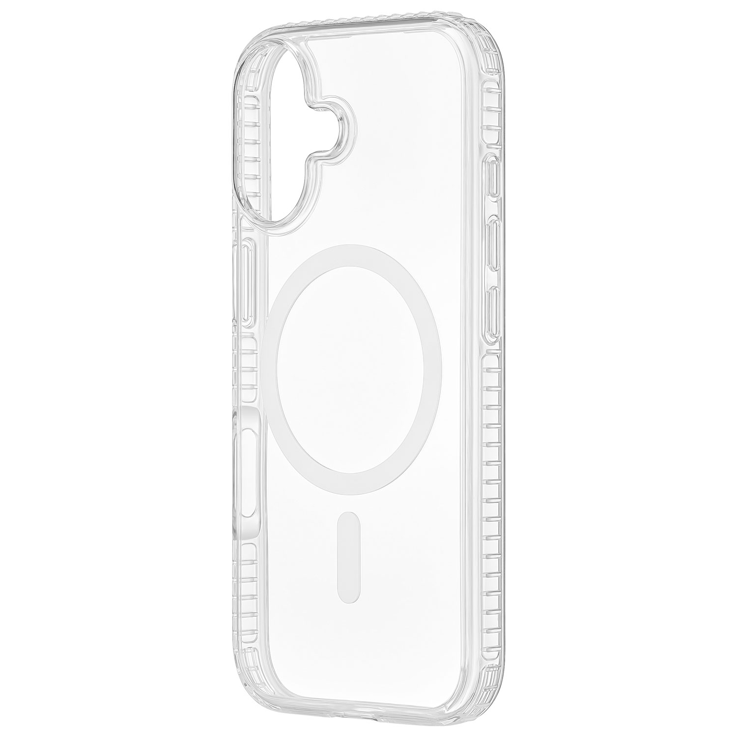 Étui rigide ajusté d'Insignia avec MagSafe pour iPhone 17 - Transparent - Exclusivité de Best Buy