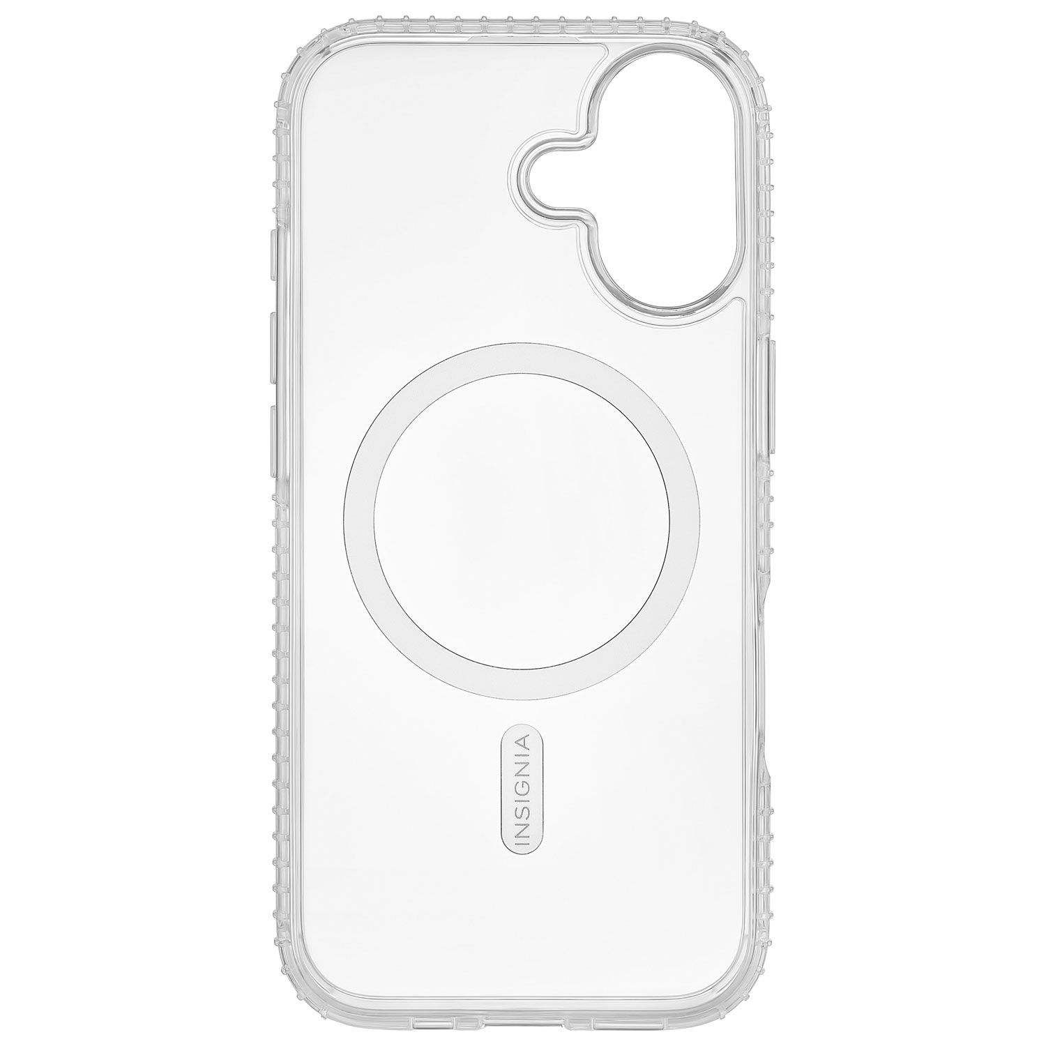 Étui rigide ajusté d'Insignia avec MagSafe pour iPhone 17 - Transparent - Exclusivité de Best Buy