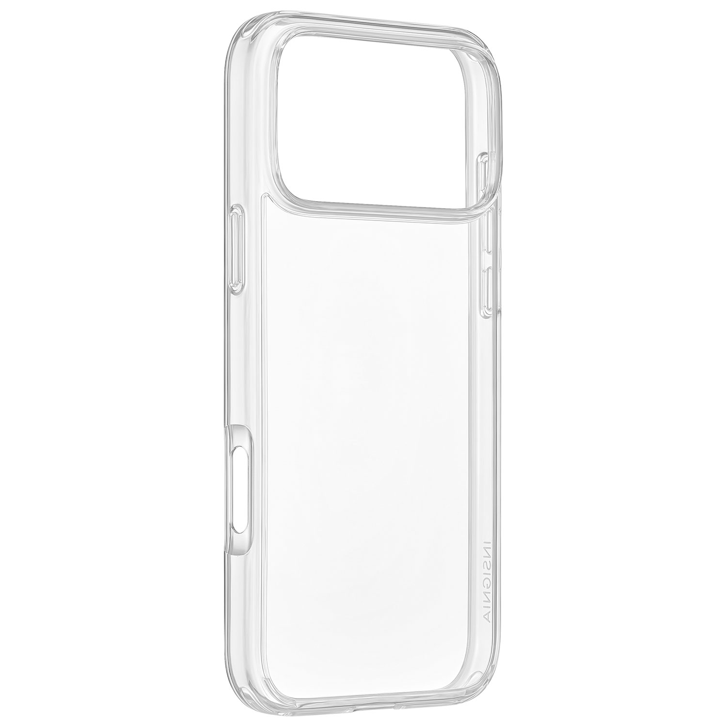 Étui rigide ajusté d'Insignia pour iPhone 17 Pro Max - Transparent - Exclusivité de Best Buy