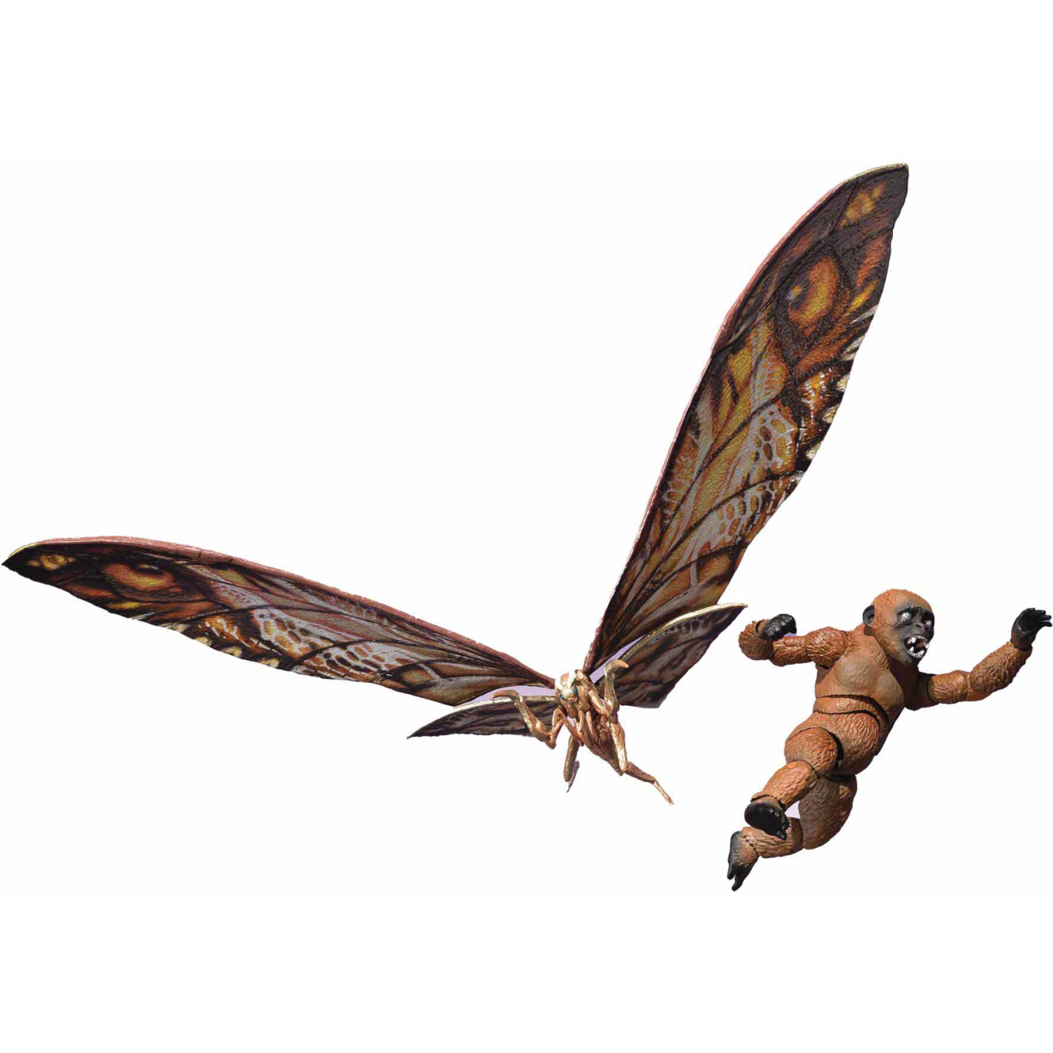Godzilla x Kong The New Empire 3 Inch Action Figure S.H. MonsterArts - Suko & Mothra
