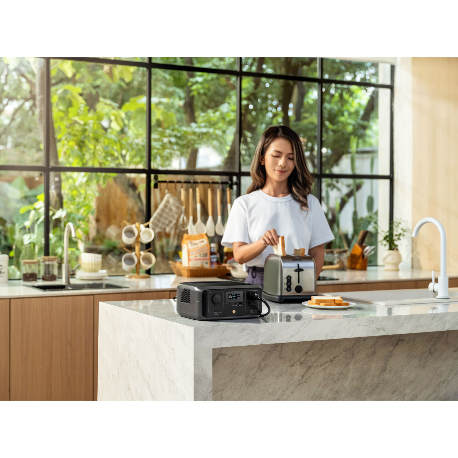 Station d'alimentation portative RIVER 3 d'EcoFlow - 300 W/245 Wh