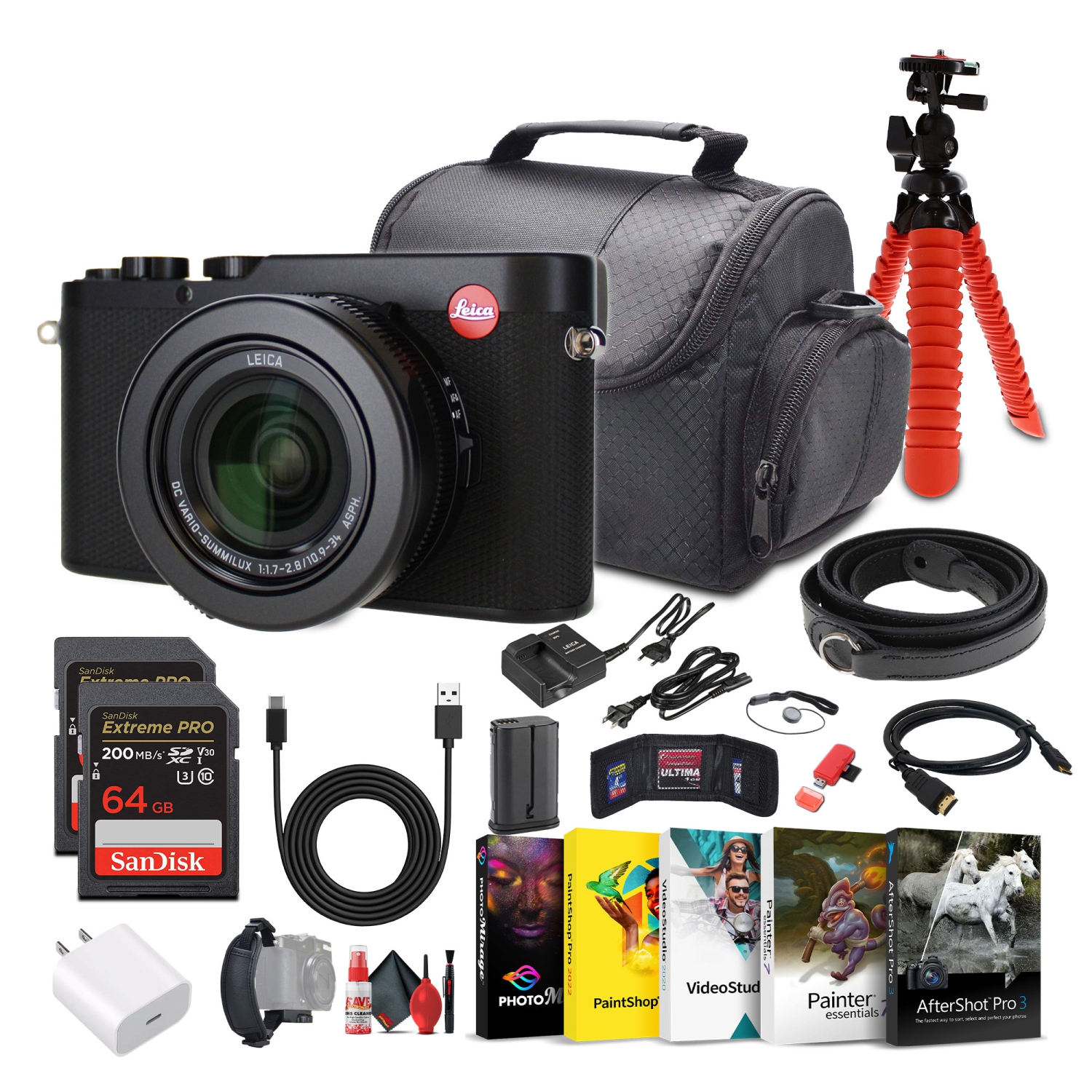 Leica D-Lux 8 Compact Digital Camera, 17MP 4/3