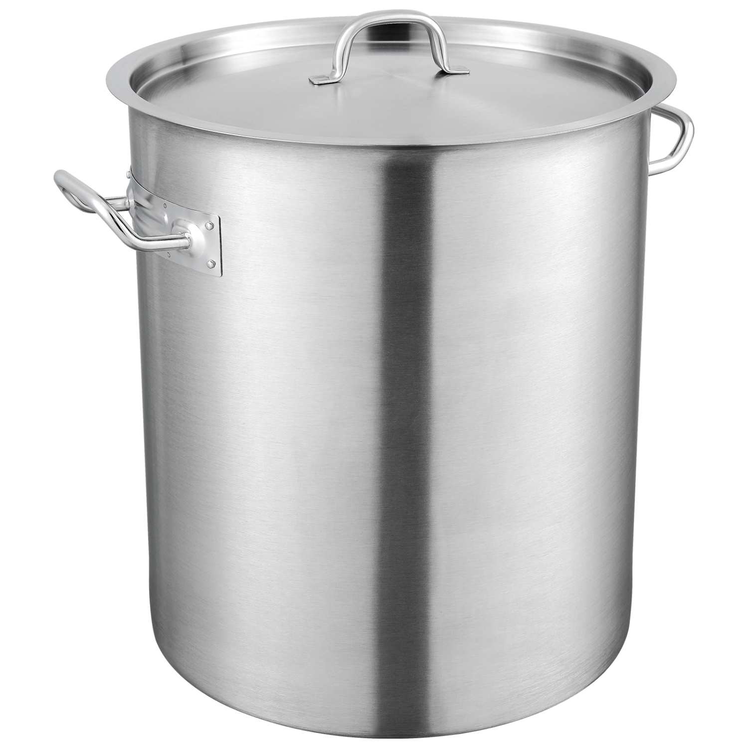 VEVOR 42 Quart Stainless Steel Stockpot, Large Cooking Pots, Multipurpose Cookware Sauce Pot with Lid & Handle, Heavy Duty Commercial Grade Stock