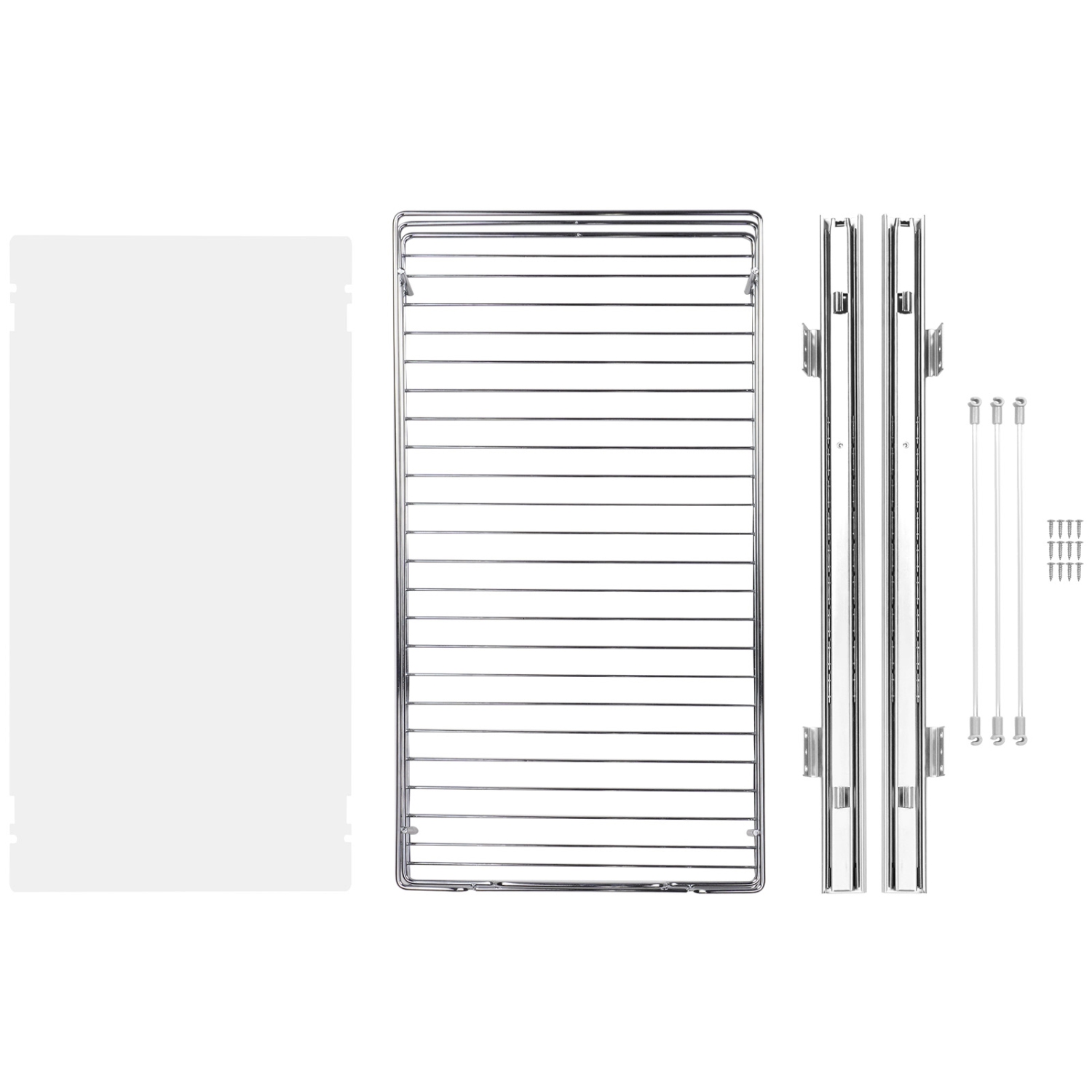 VEVOR 12"W x 17"D Pull Out Cabinet Organizer, Heavy Duty Slide Out Pantry Shelves, Chrome-Plated Steel Roll Out Drawers, Sliding Drawer Storage for