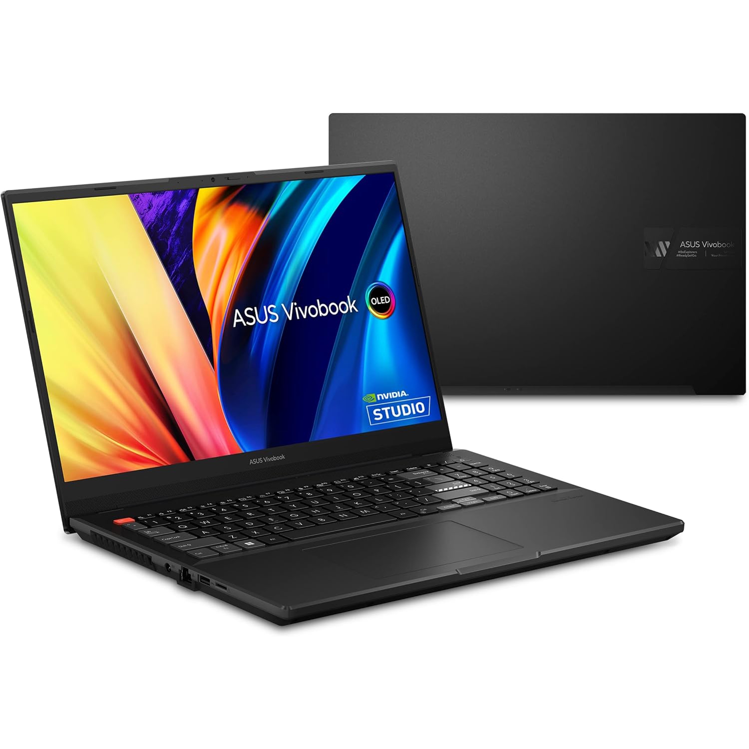 Open Box - ASUS VivoBook Pro 15X OLED Laptop, 15.6” OLED Display, Intel Core i7-12650H CPU, NVIDIA GeForce RTX 3060 GPU, 1TB SSD, 16GB RAM, Windows 11 Home, Black, K6501ZM-EB74