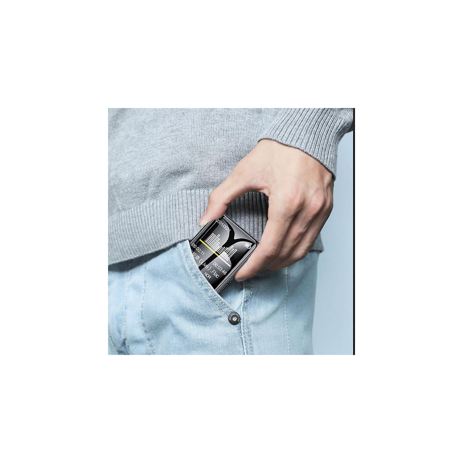 Mini lecteur MP3/MP4 avec mémoire extensible – lecteur audio numérique portatif, lecteur multimédia portatif pour étudiants [8&nbsp;Go mémoire USB,