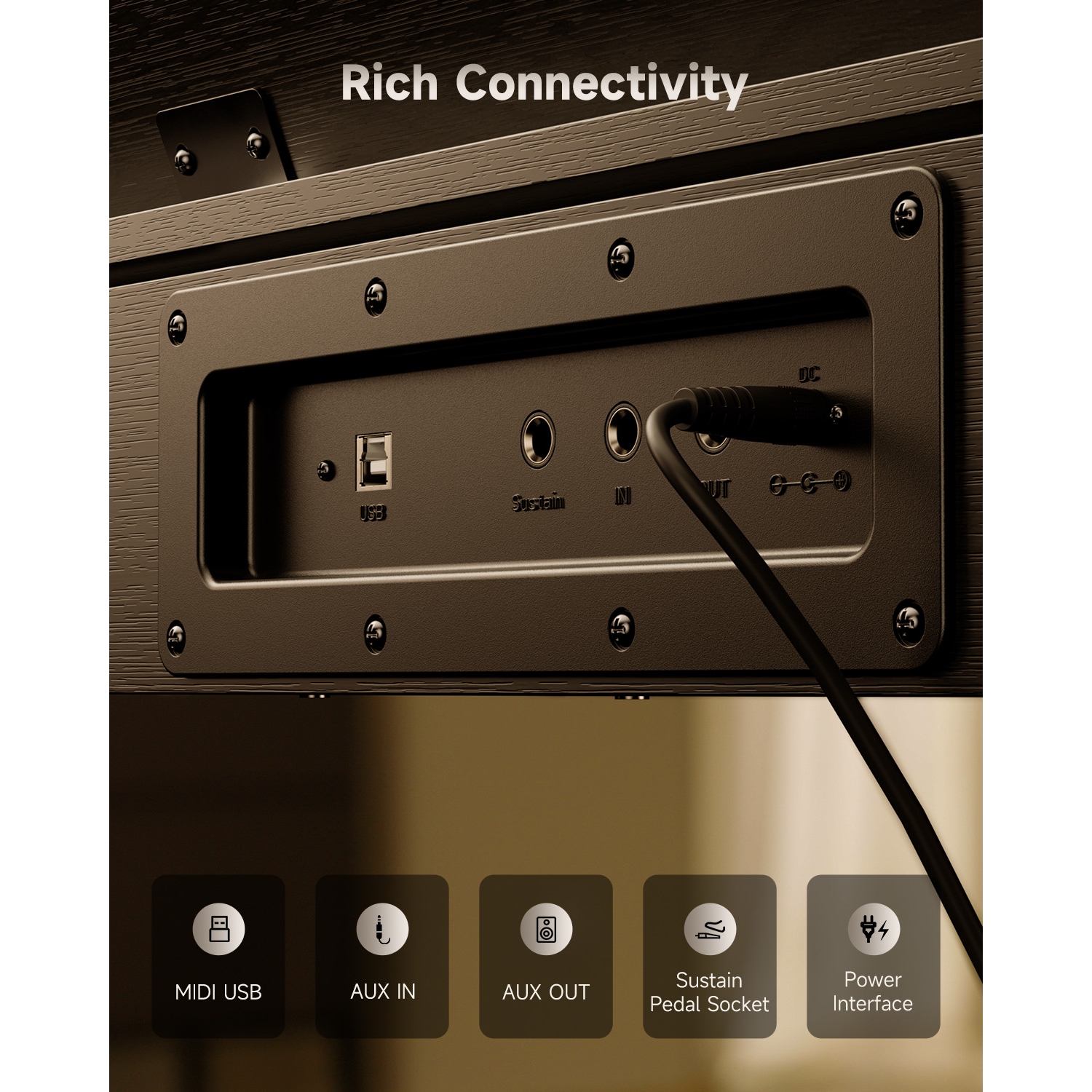 Donner OURA™ S100 88-Key Graded Hammer Action Weighted Digital Piano