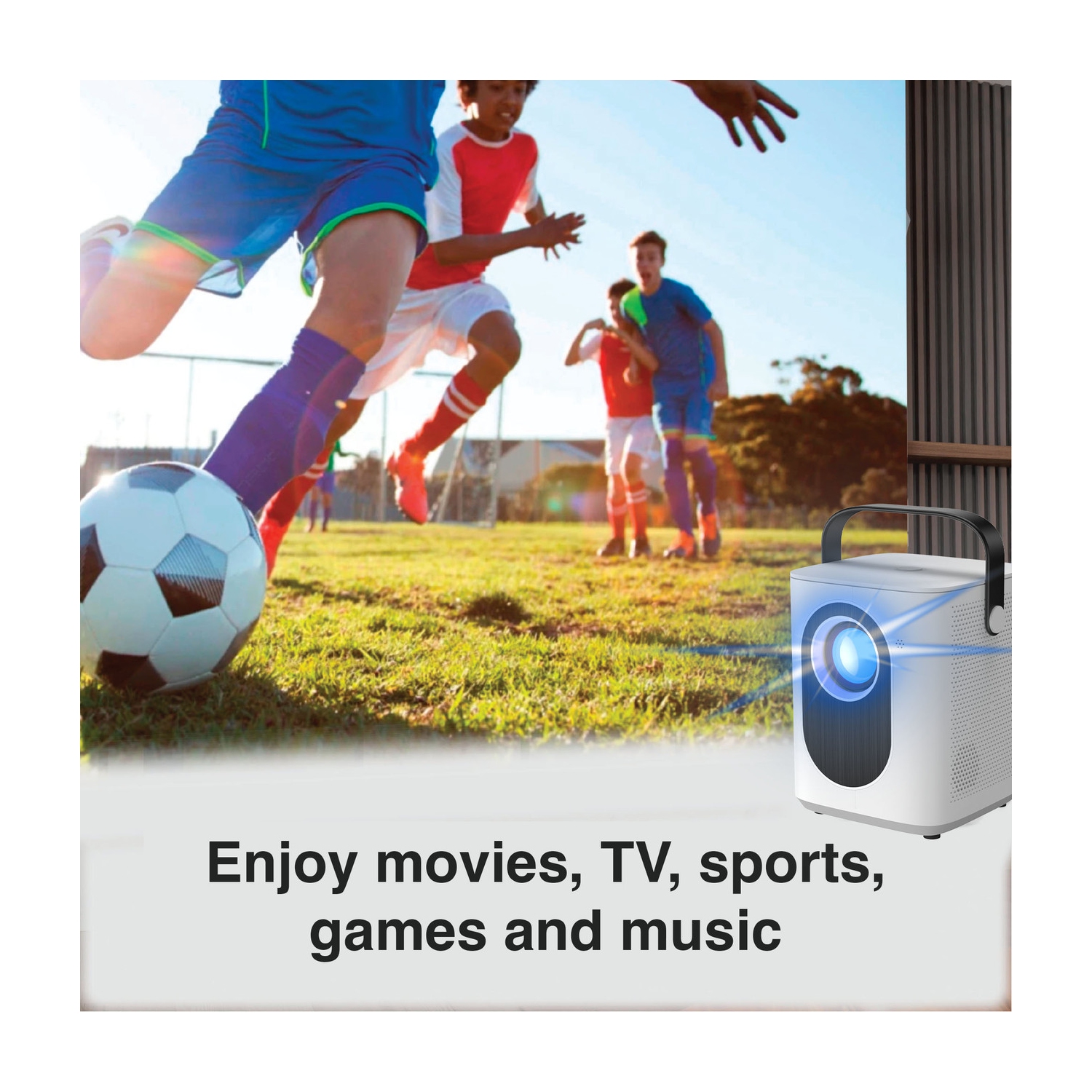 Electric focus HD smart projector home 5G wireless mobile phone WIFI projection office Android projector