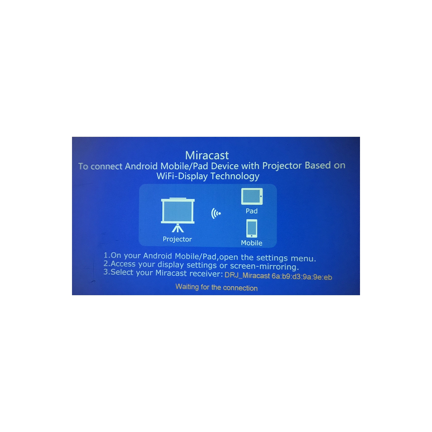 Mini Projector, Portable HD 1080P Movie Projector, 9000LM WiFi Bluetooth Projector