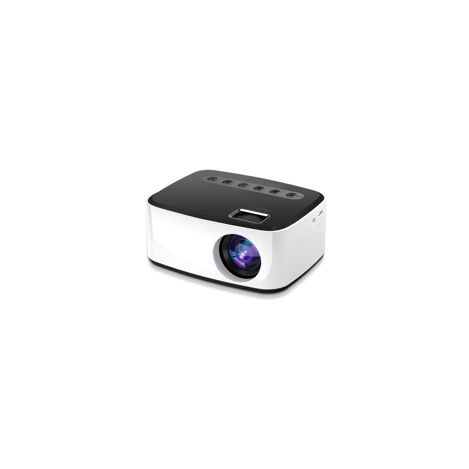 Vidéoprojecteur Full HD 1080p, mini projecteur portatif avec télécommande, projecteur intelligent pour cinéma maison films extérieurs