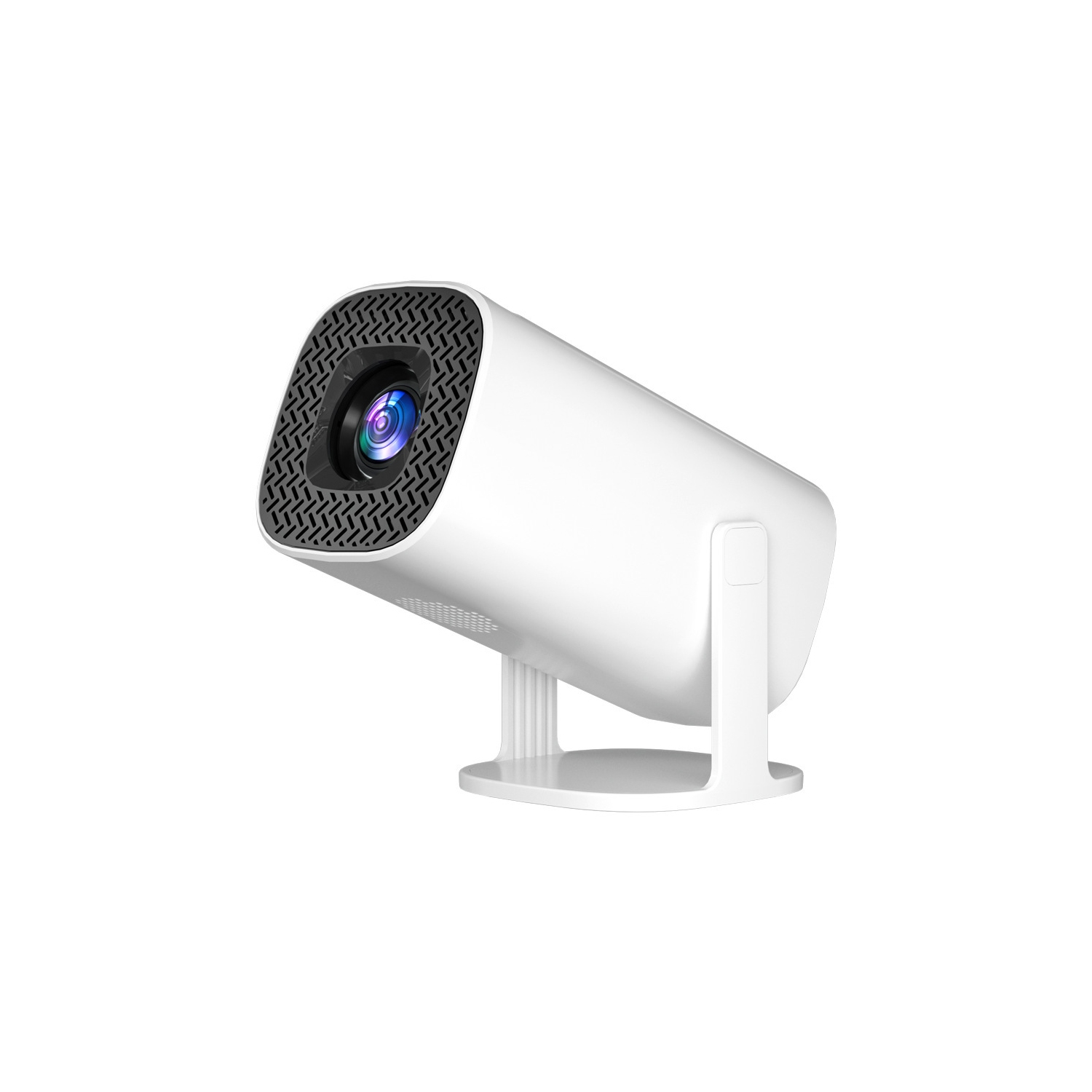 Projector Android Portable Projector WiFi Bluetooth Outdoor HD Home Projector（white）