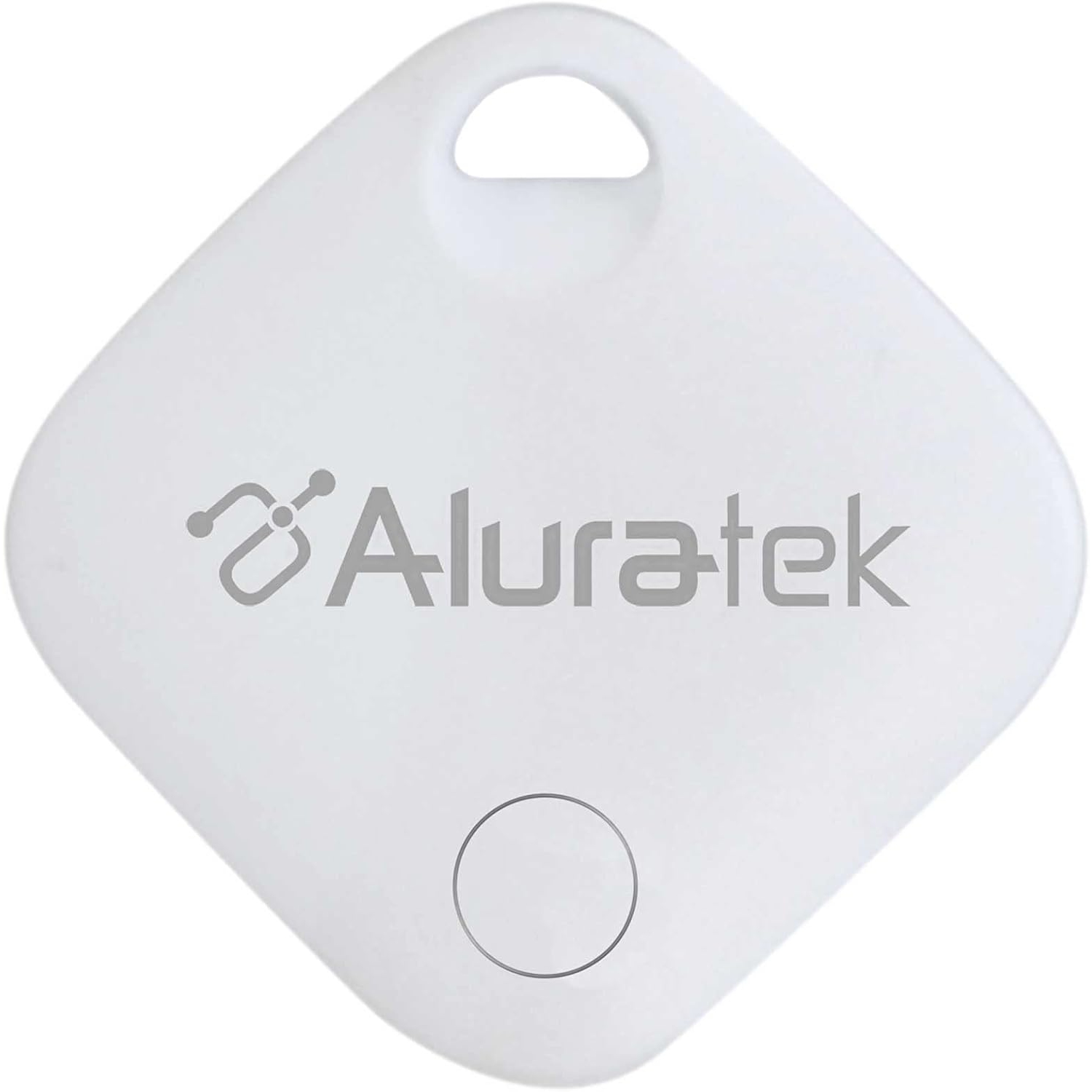 Aluratek Bluetooth Smart Home Accessory Track Tag Tracker, Compatible with Apple Find My, Attachment Locator for Lost Keys, Bag, Wallet, Luggage,
