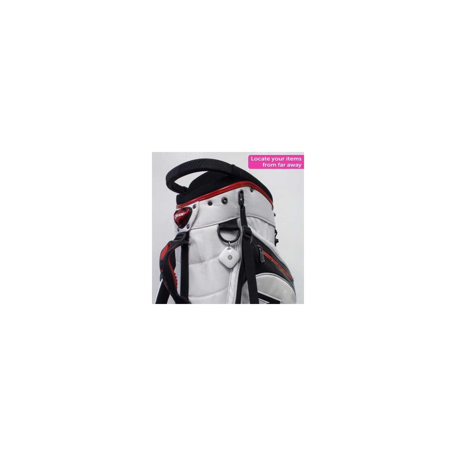 Aluratek Bluetooth Smart Home Accessory Track Tag Tracker, Compatible with Apple Find My, Attachment Locator for Lost Keys, Bag, Wallet, Luggage,