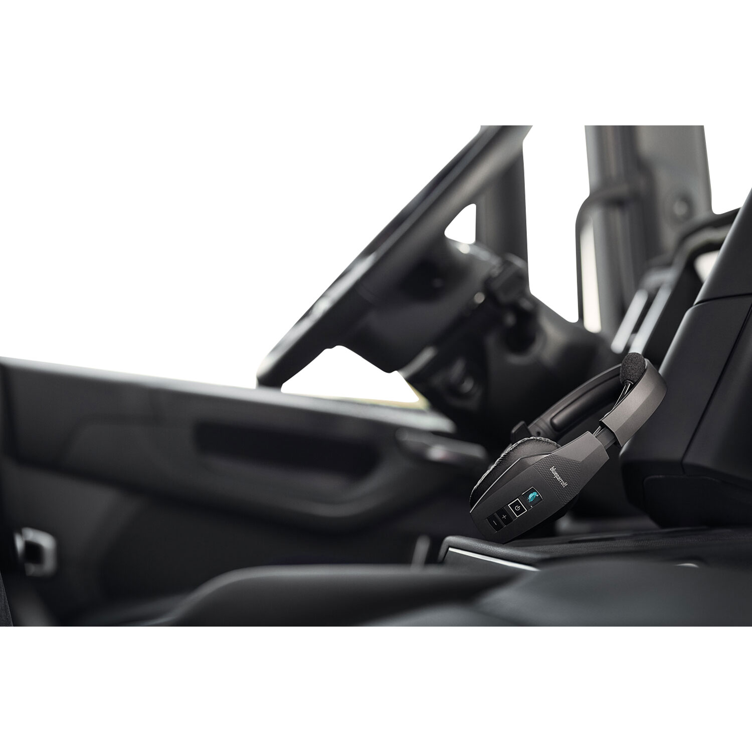 Casque mono sans fil Bluetooth B550-XT de BlueParrott avec microphone à suppression du bruit à 96 % et contrôle vocal