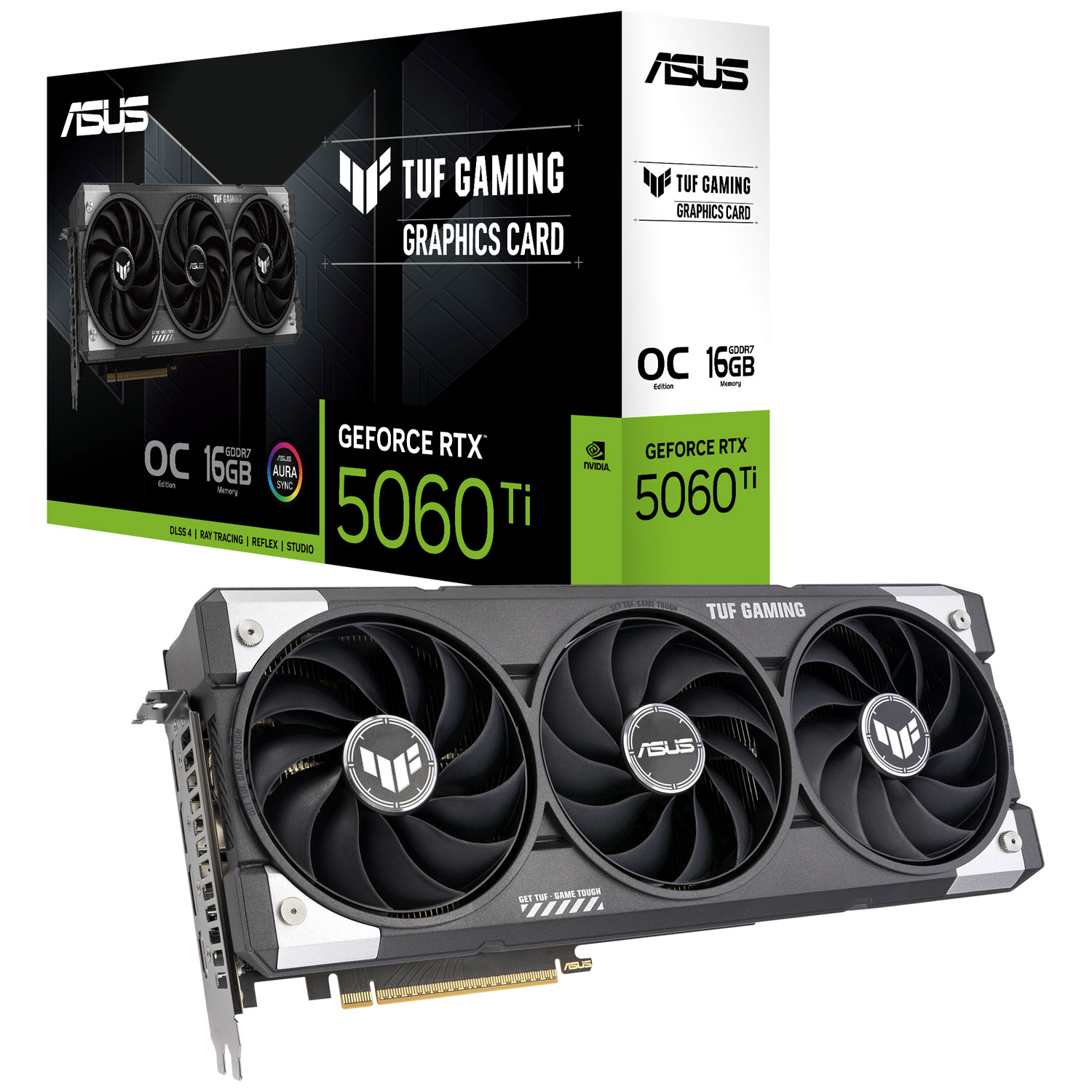 Carte graphique TUF Gaming GeForce RTX 5060 Ti OC 16 Go GDDR7 d'ASUS