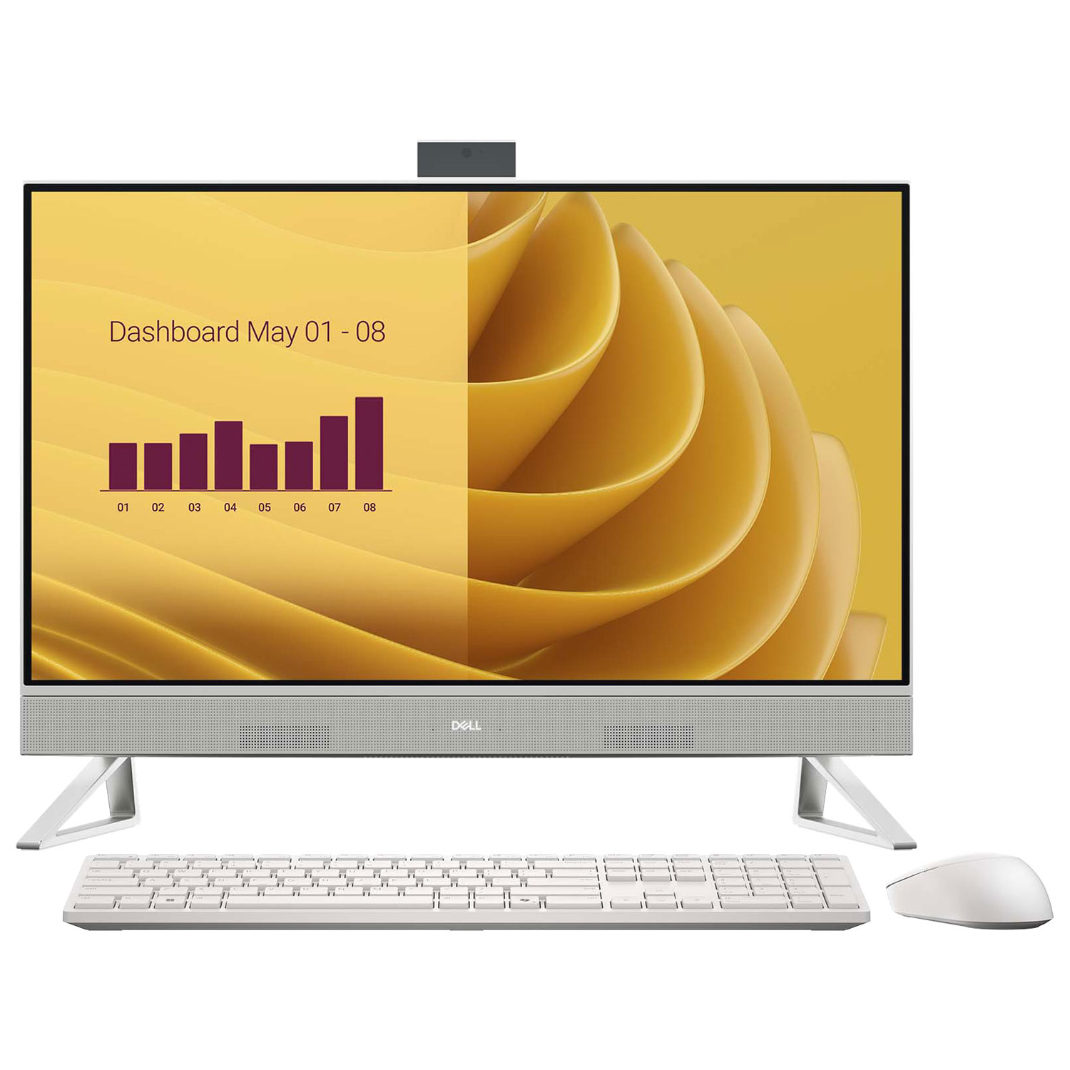 Dell 27" Touchscreen All-in-One PC - White