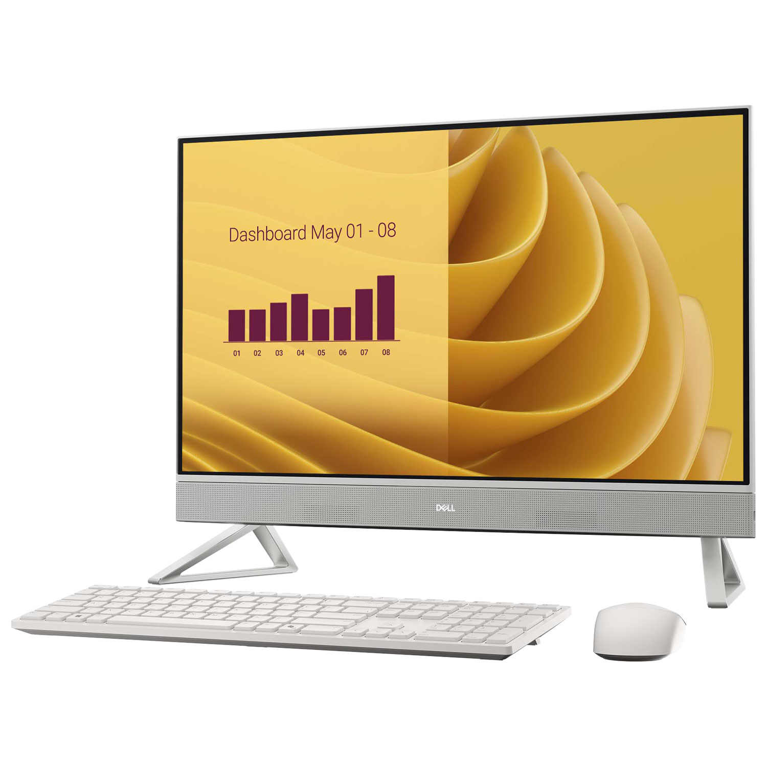 Dell 27" Touchscreen All-in-One PC - White