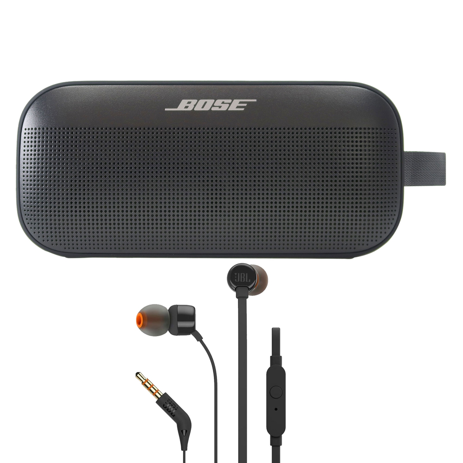 Bose SoundLink Flex Se Portable Bluetooth Waterproof Speaker + In Ear Headphones