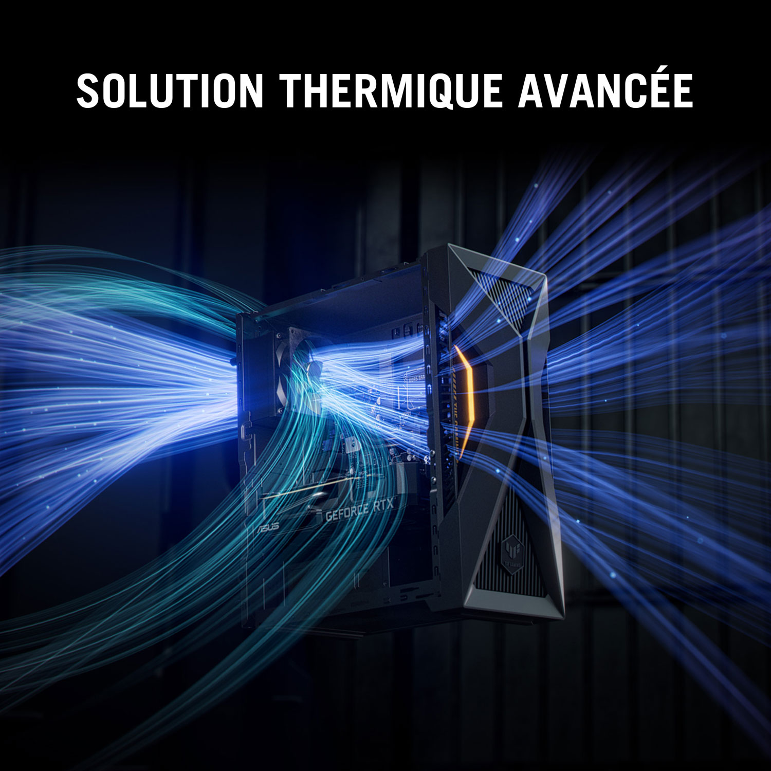 ASUS TUF Gaming T500 Gaming PC - Solar Eclipse Grey