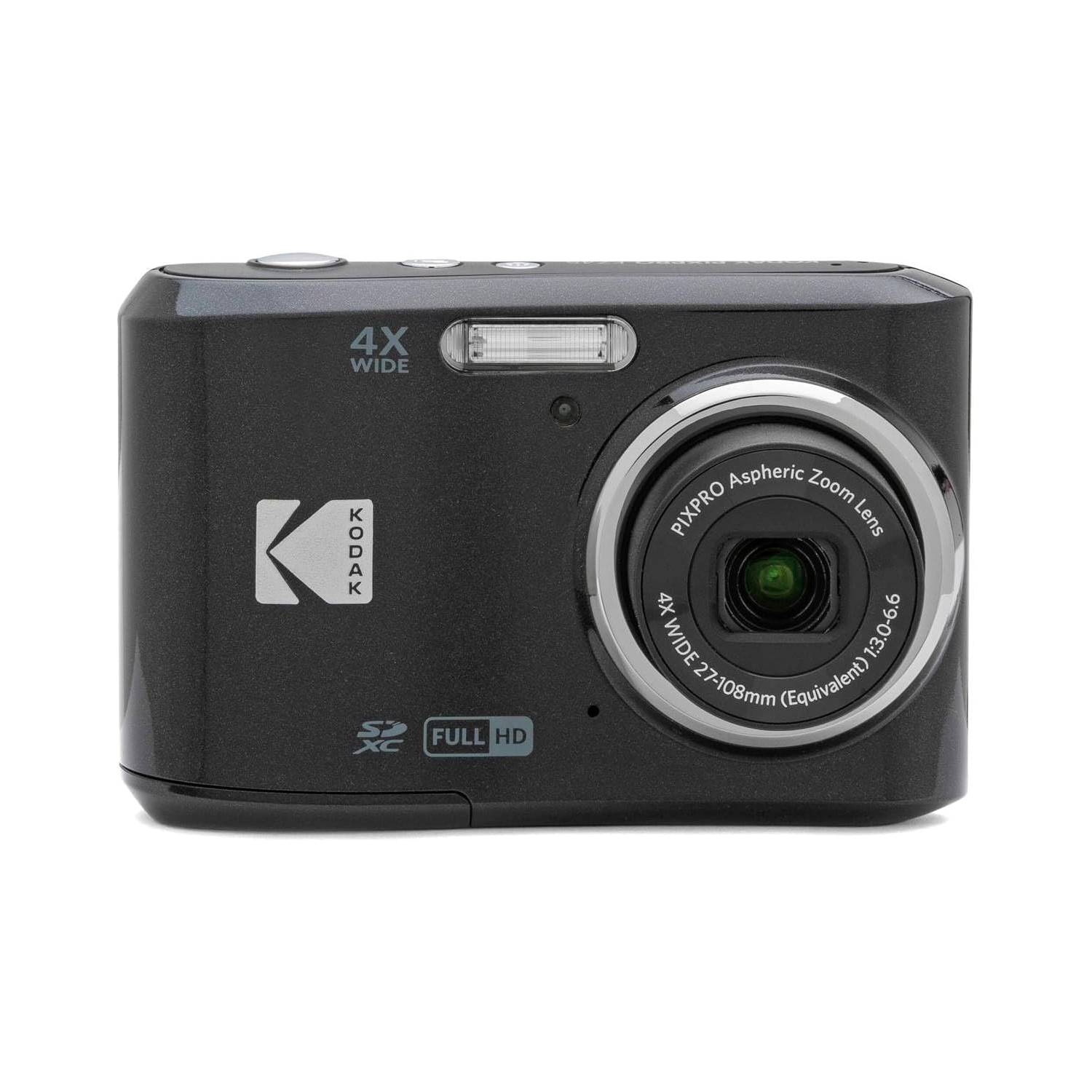 KODAK PIXPRO Friendly Zoom FZ45-BK 16MP Digital Camera with 4X Optical Zoom 27mm Wide Angle and 2.7" LCD Screen