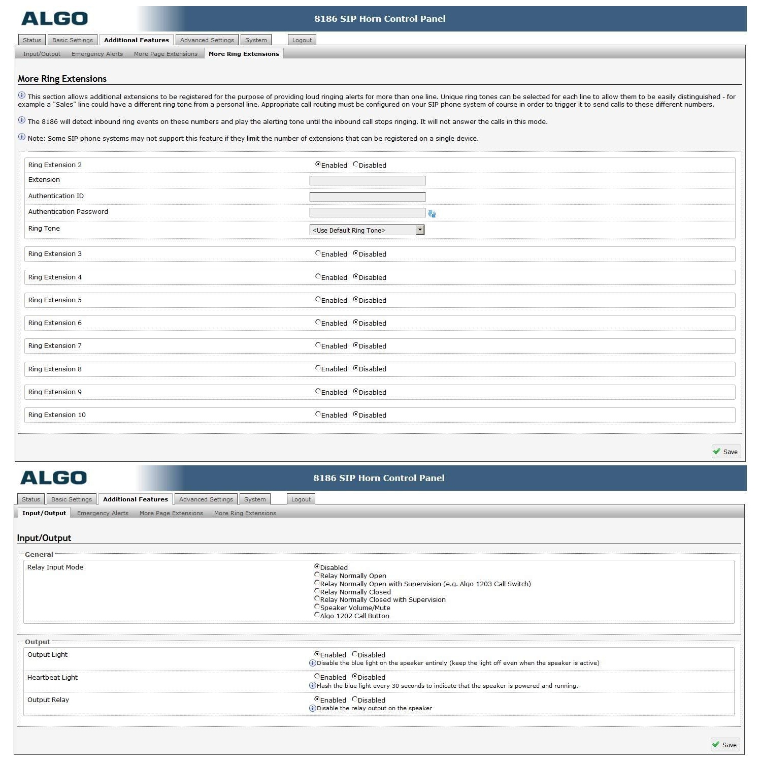 Algo 8186 PoE SIP Paging Speaker and IP Loud Ringer