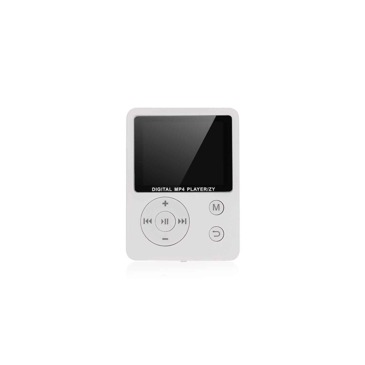 White ultra-thin MP3/MP4 music player - 32GB memory card included | E-book reader | 5 hours playback | Lightweight and portable Digital audio player,
