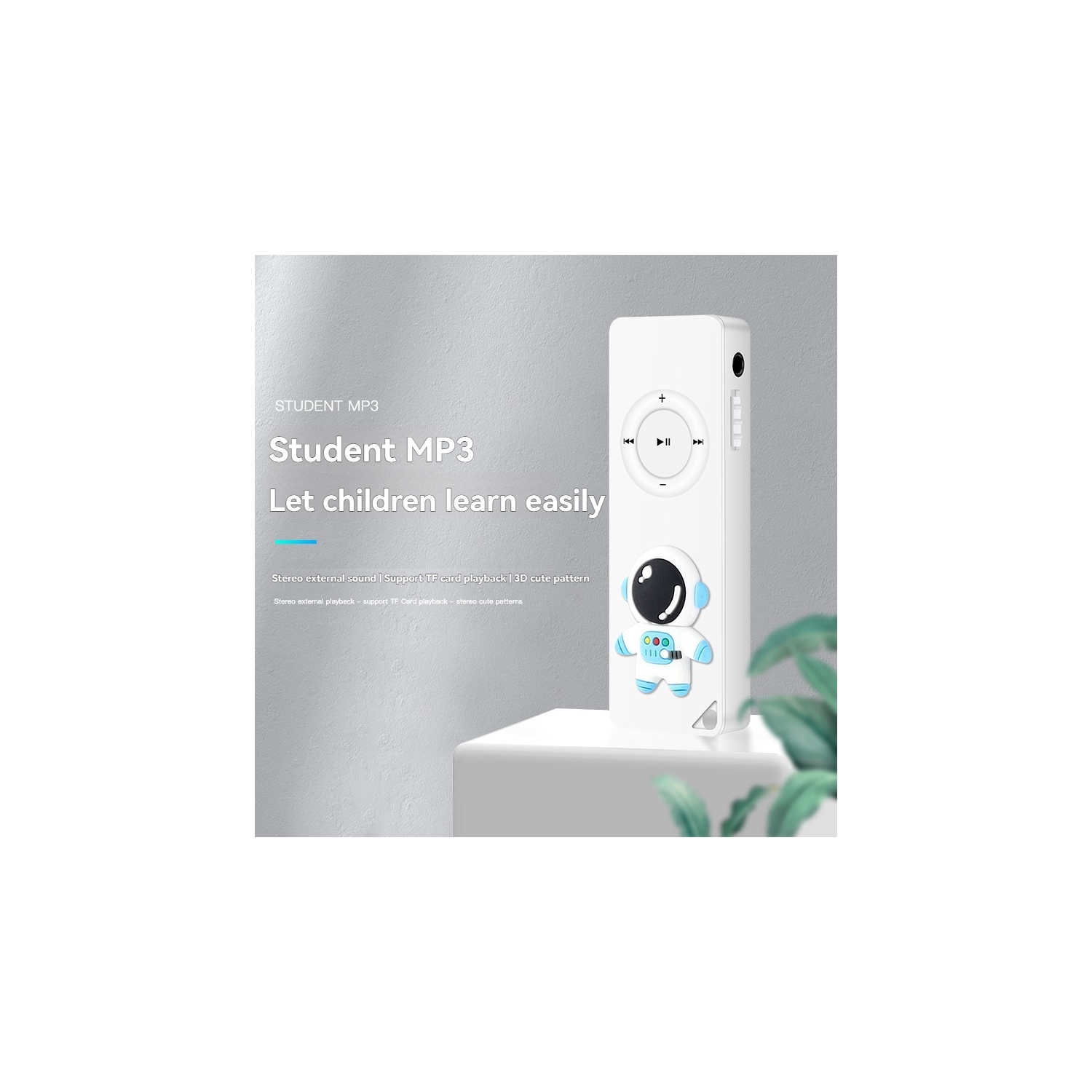 Mini portable MP3 player, music player, e-book reading, running exercise MP3 player [Little Monster 16GB]