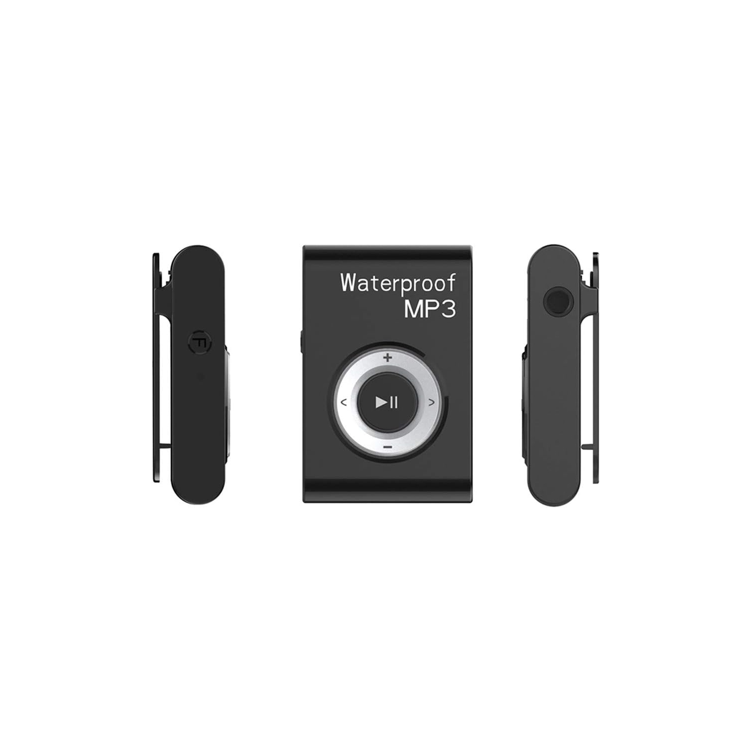 Lecteur de musique étanche à pince – léger et portatif avec boutons surélevés, idéal pour la natation et la plongée