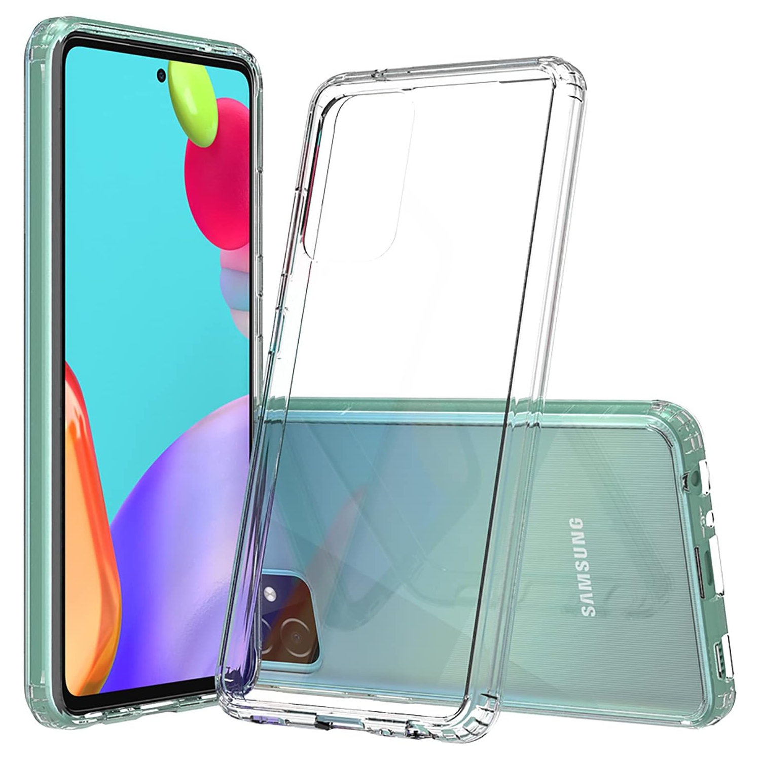 Étui transparent durable pour S24 Ultra Clear de Samsung avec pare-chocs et protection antichoc