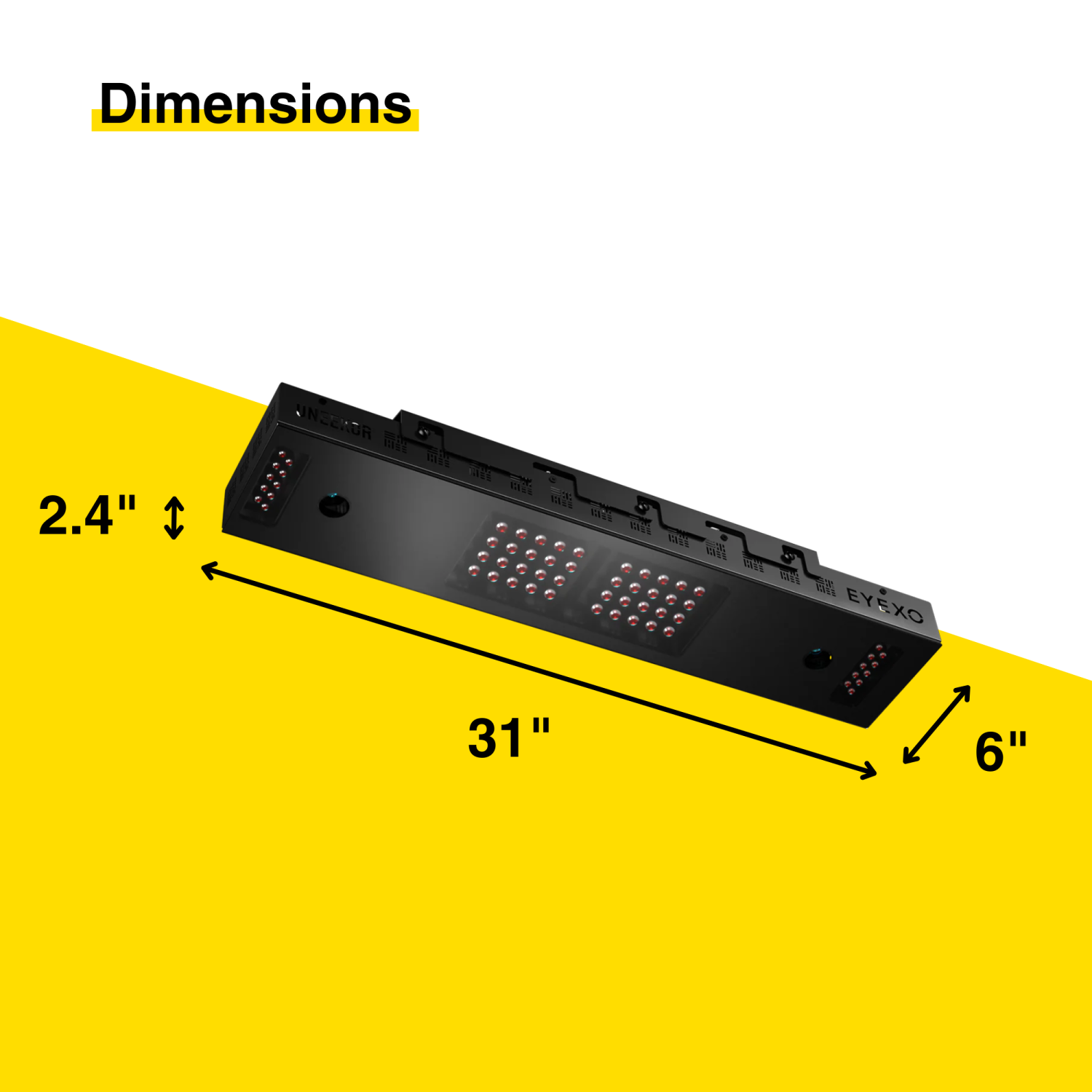 Moniteur de lancement de golf Eye XO d'Uneekor, simulateur de golf intérieur à 2 caméras avant avec 24 points de données, compatible avec Refine+,