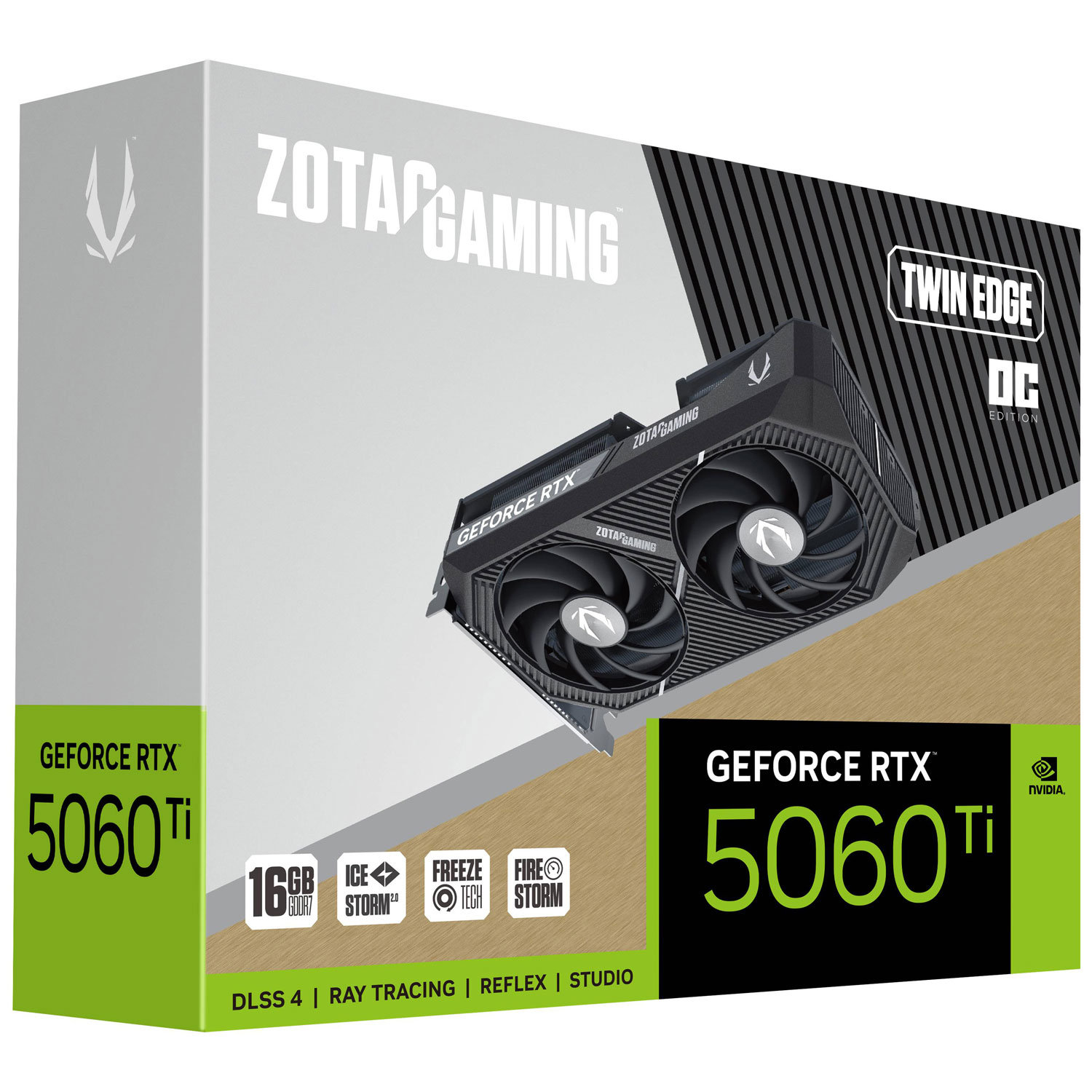 【限定値下げ】zotac GeForce RTX5060ti 16GB ZOTAC Gaming GeForce RTX 5060 Ti Twin Edge OC 16GB GDDR7 Video