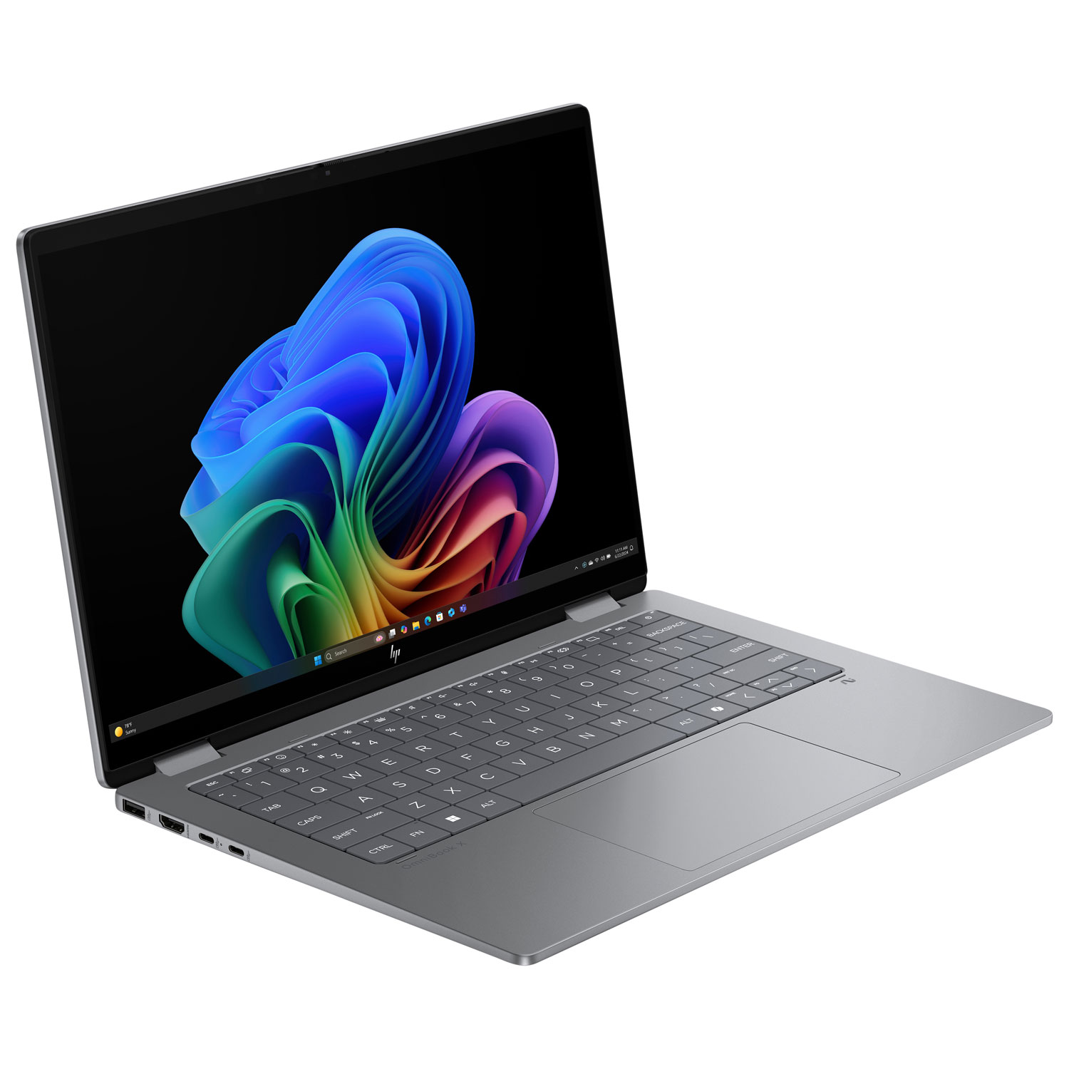 HP OmniBook X Flip NG AI 16" Touchscreen 2-in-1 Laptop - Silver