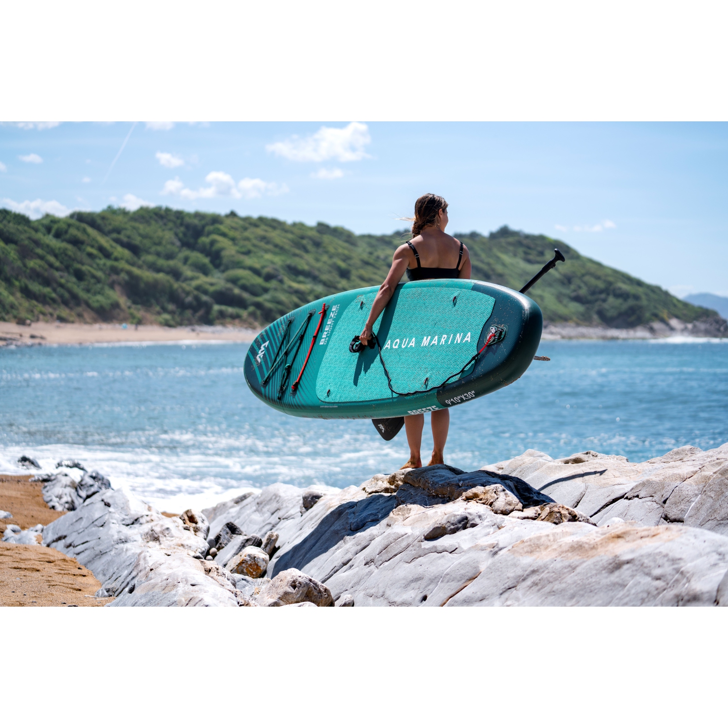 Aqua Marina - BREEZE 9'10" All-Around Inflatable Stand Up Paddle Board