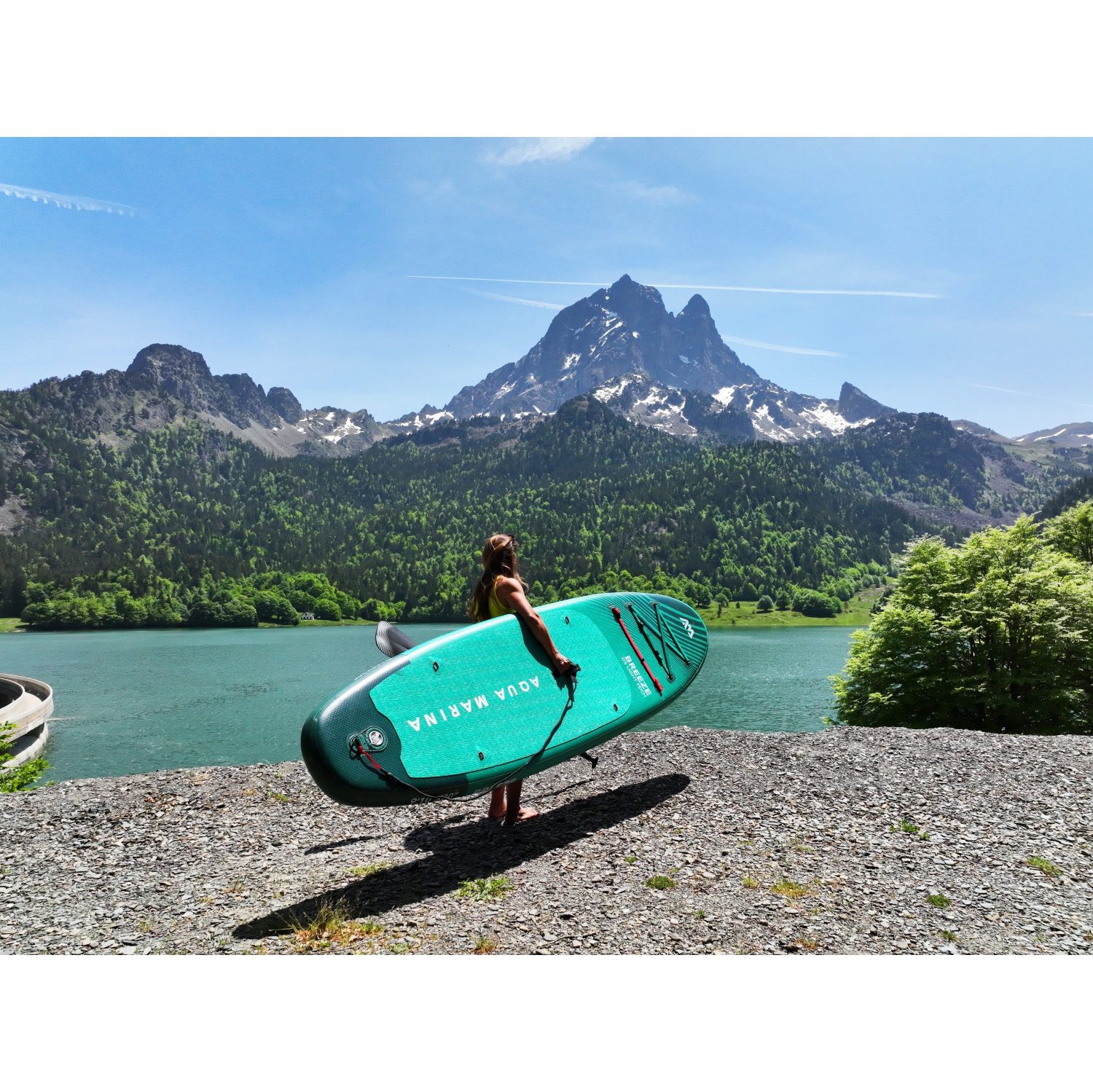 Aqua Marina - BREEZE 9'10" All-Around Inflatable Stand Up Paddle Board