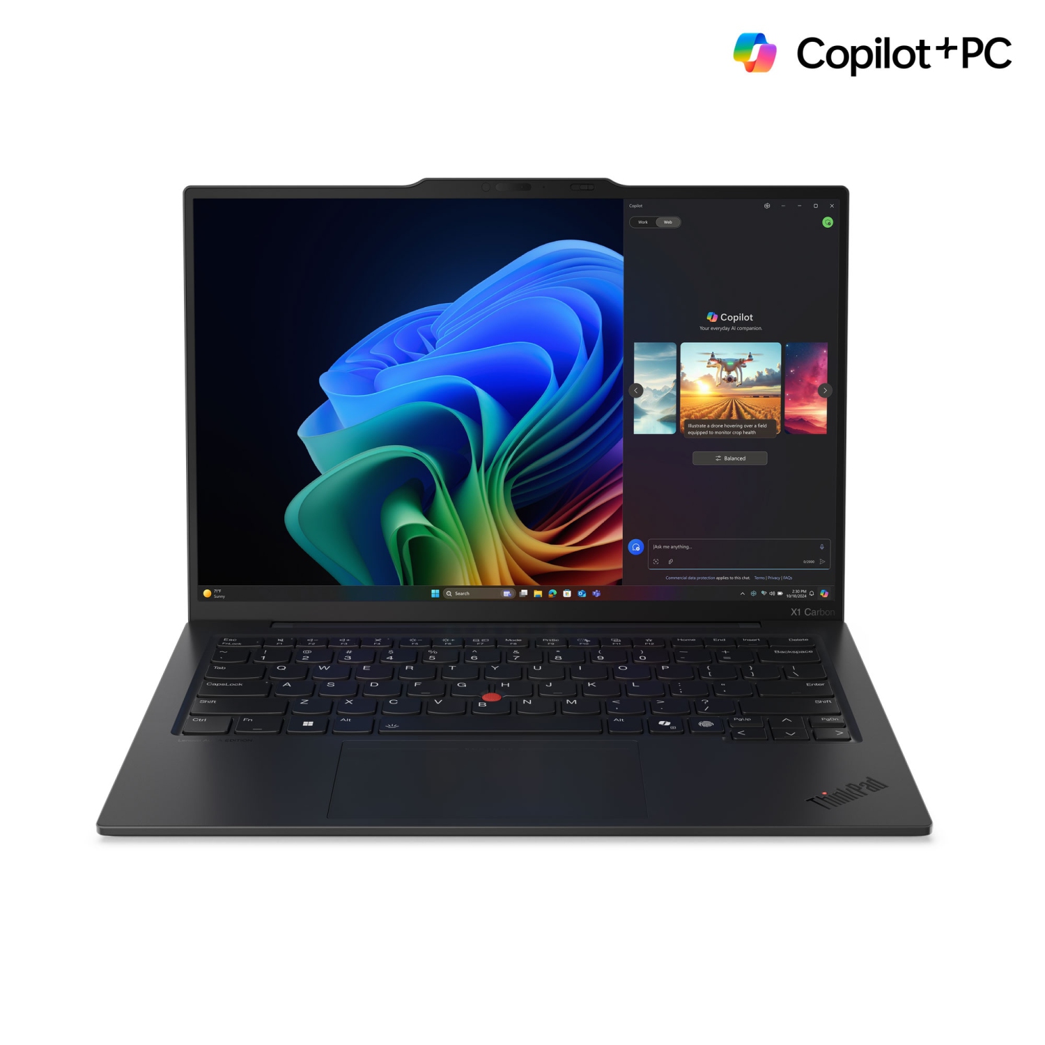 Lenovo ThinkPad X1 Carbon Gen 13 Intel Laptop, 14" Low Blue Light, Intel Core Ultra 7 268V vPro, 32GB, 1TB SSD
