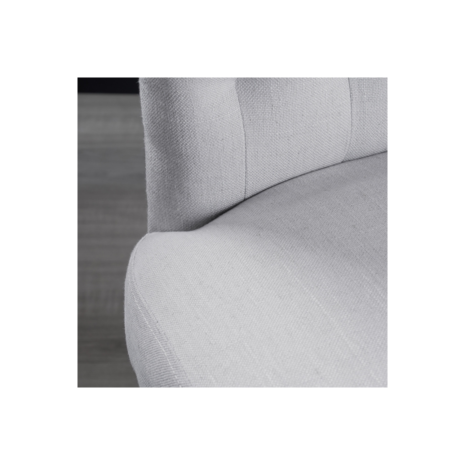 YOULIGHTS Venice Dining Chairs, Premium Rubberwood and Soft Velvet, Perfect for Dining, Office and Any Room, Set of 2, Light Gray