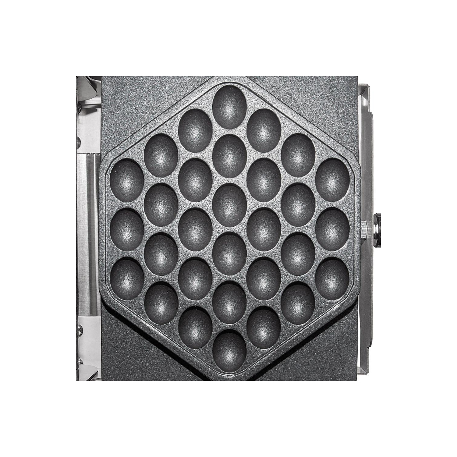 AP-113 Bubble Waffle Maker Machine | Swing Type Bubble Waffle Iron | Improved Manual Thermostat | Nonstick Coating | 110V