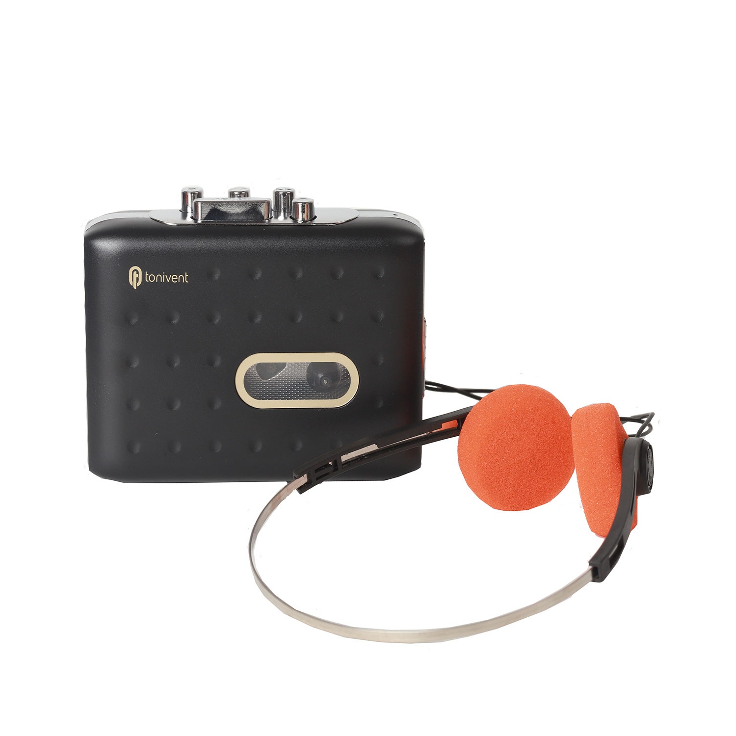 Lecteur de cassette et enregistreur rétro – Convertisseur de cassette vers MP3, alimentation USB/par pile, prise pour écouteurs