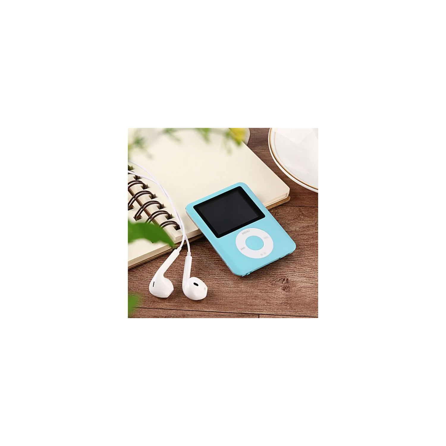 Mini lecteur MP3 portatif – musique, livre électronique, lecture vidéo, OTG et chargement rapide [32&nbsp;Go bleu]