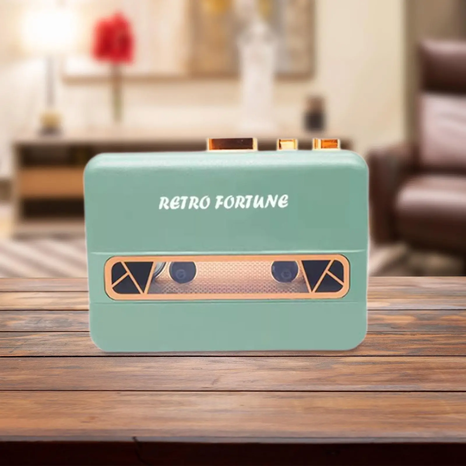 Lecteur cassette classique Auto Rewind - Léger et portatif, le cadeau idéal pour les mélomanes